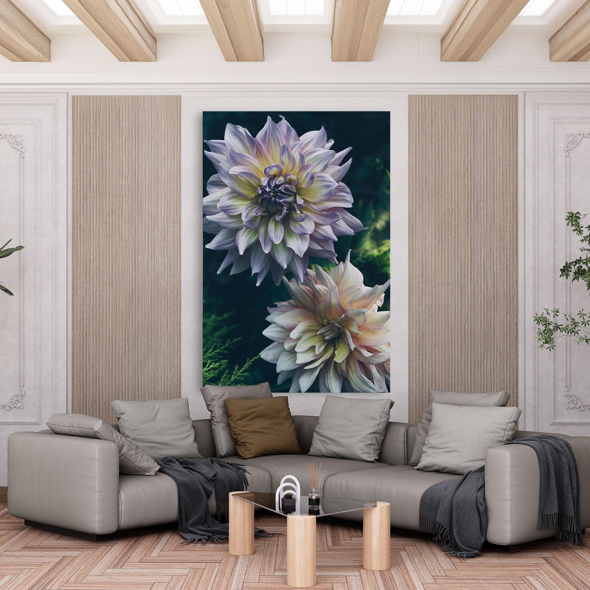 Tablou Canvas Dahlia Flowers mockup 6