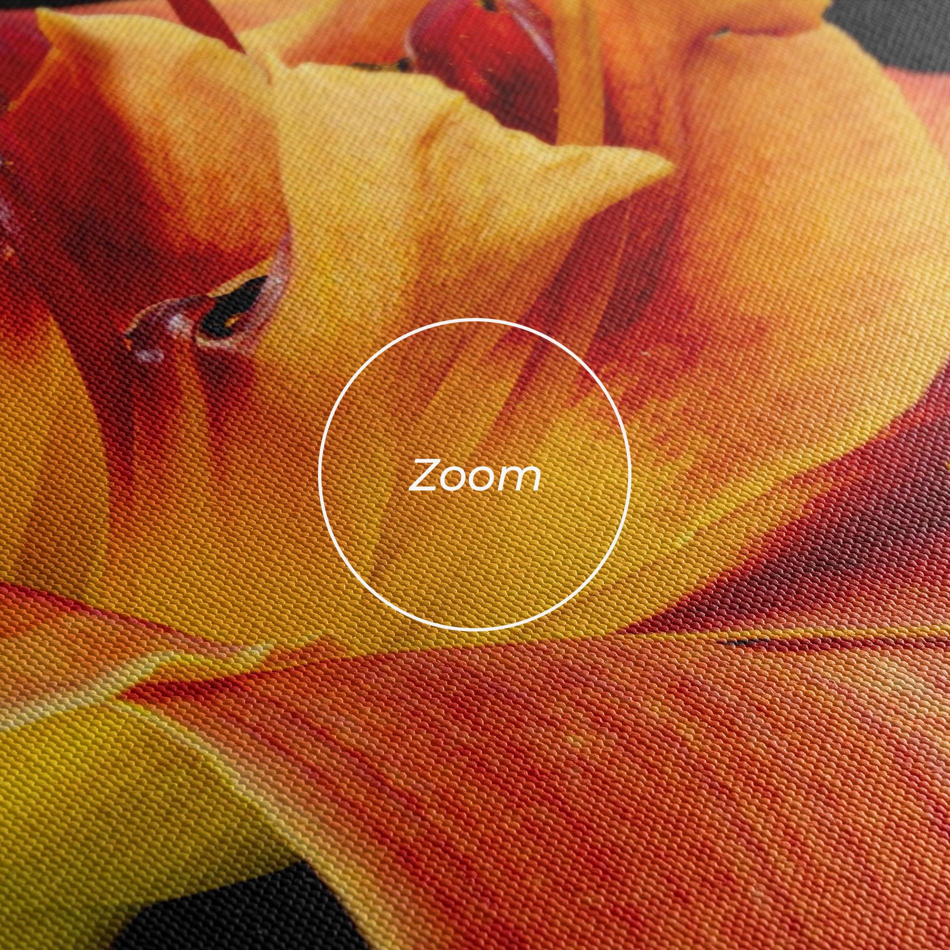 Tablou Canvas Exotic Orange Red mockup 3