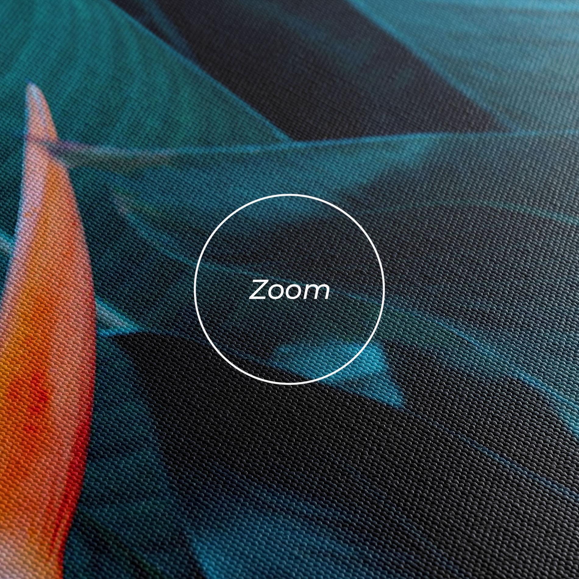 Tablou Canvas Orange Green Exotic mockup 3