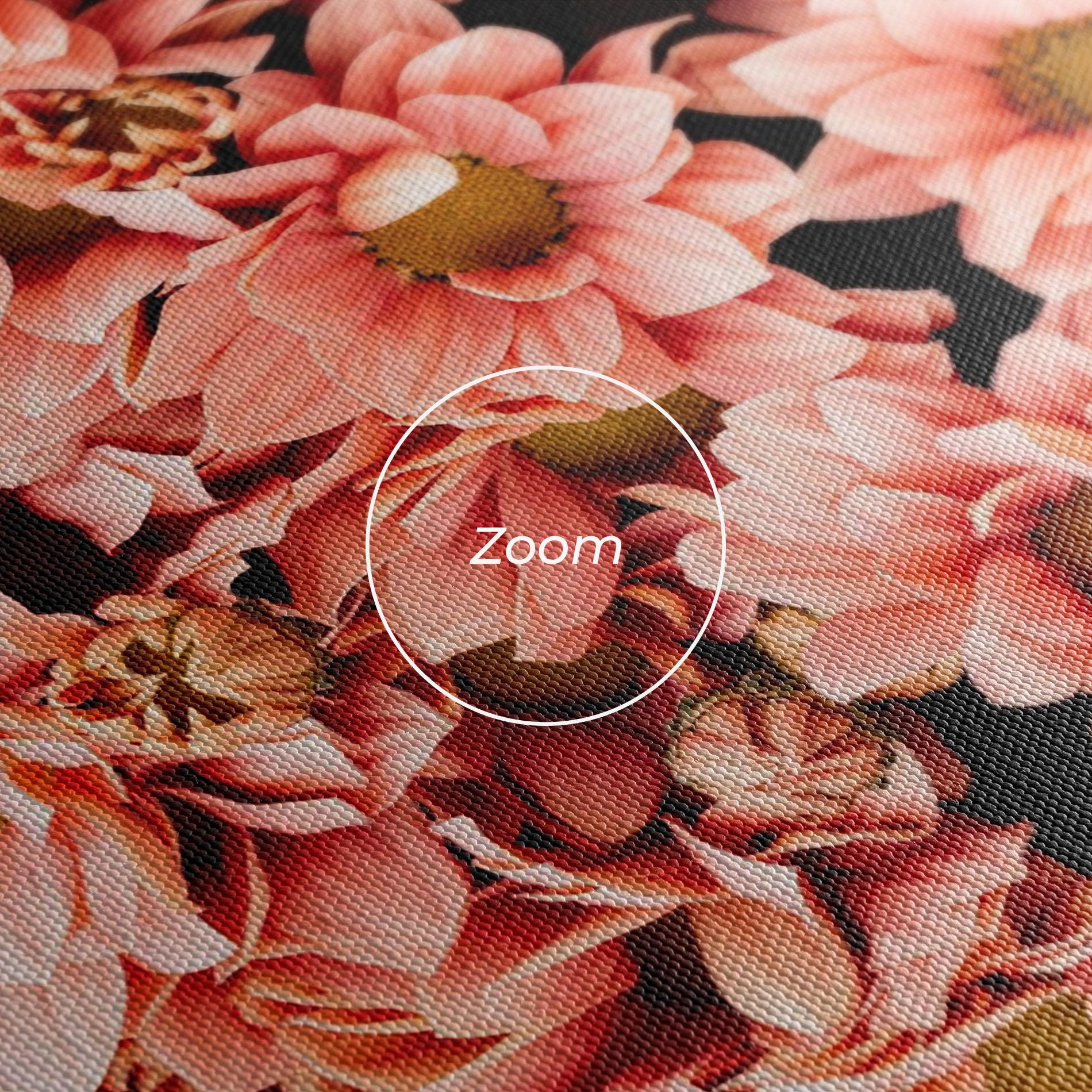 Tablou Canvas Pink Flowers Bouquet mockup 3