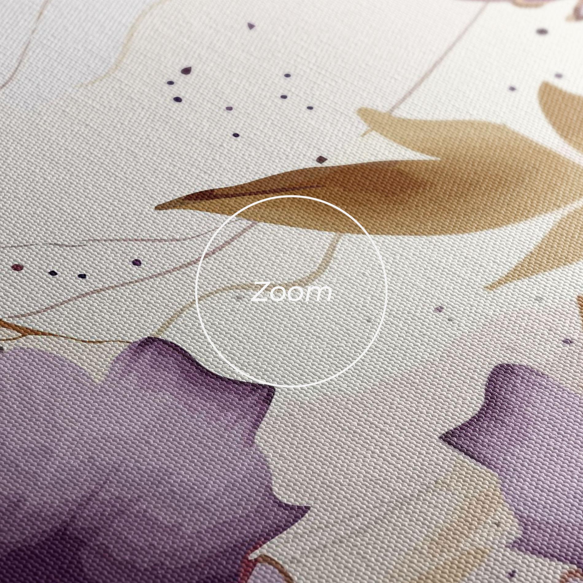 Tablou Canvas Purple Gold Exotic mockup 3