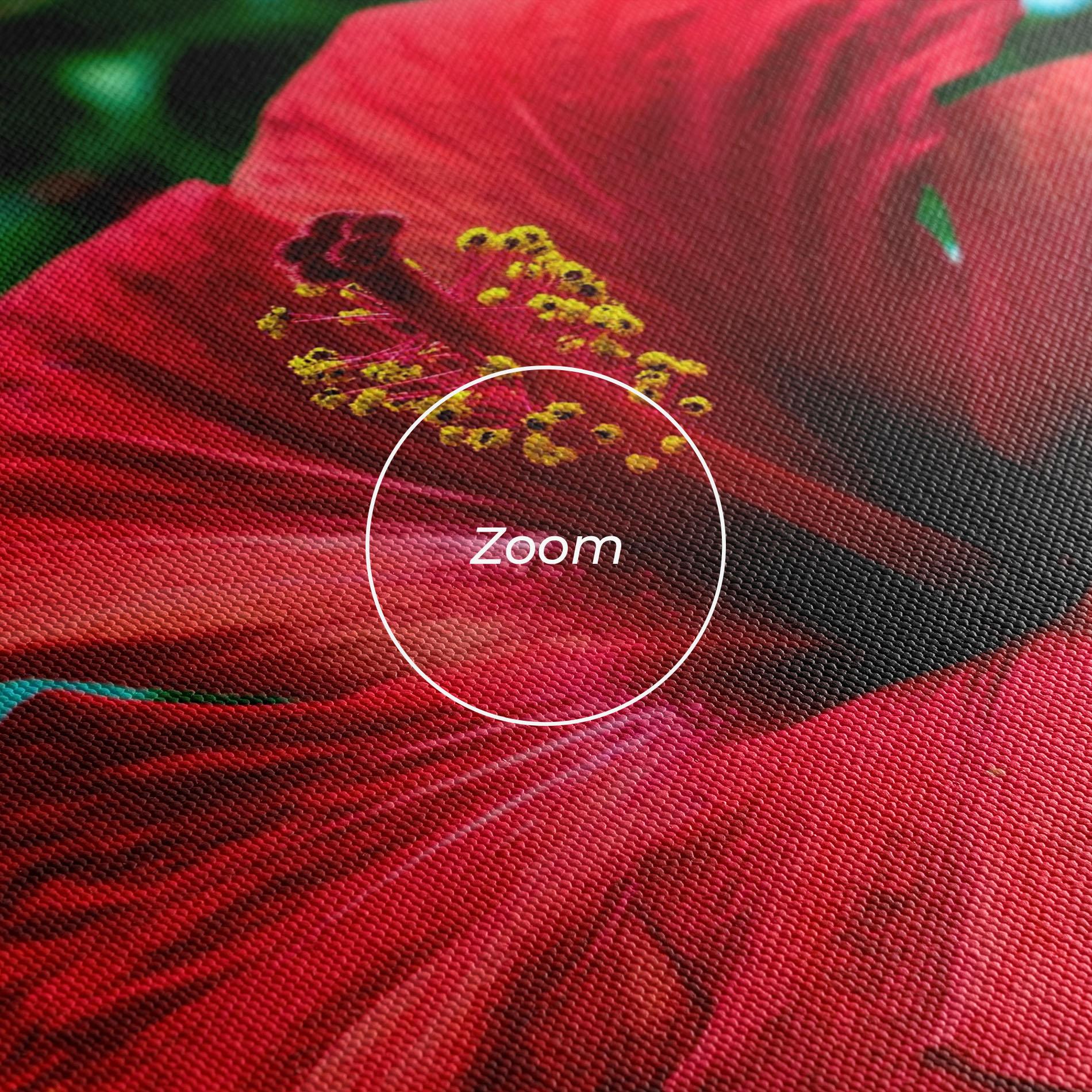 Tablou Canvas Red Exotic Plant mockup 3