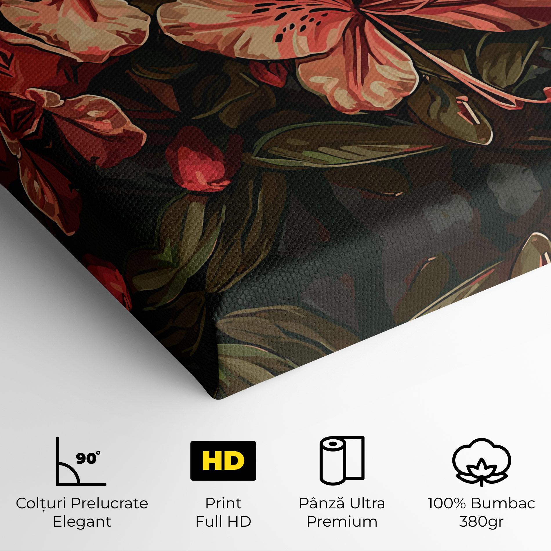 Tablou Canvas Cream Exotic Art mockup 4