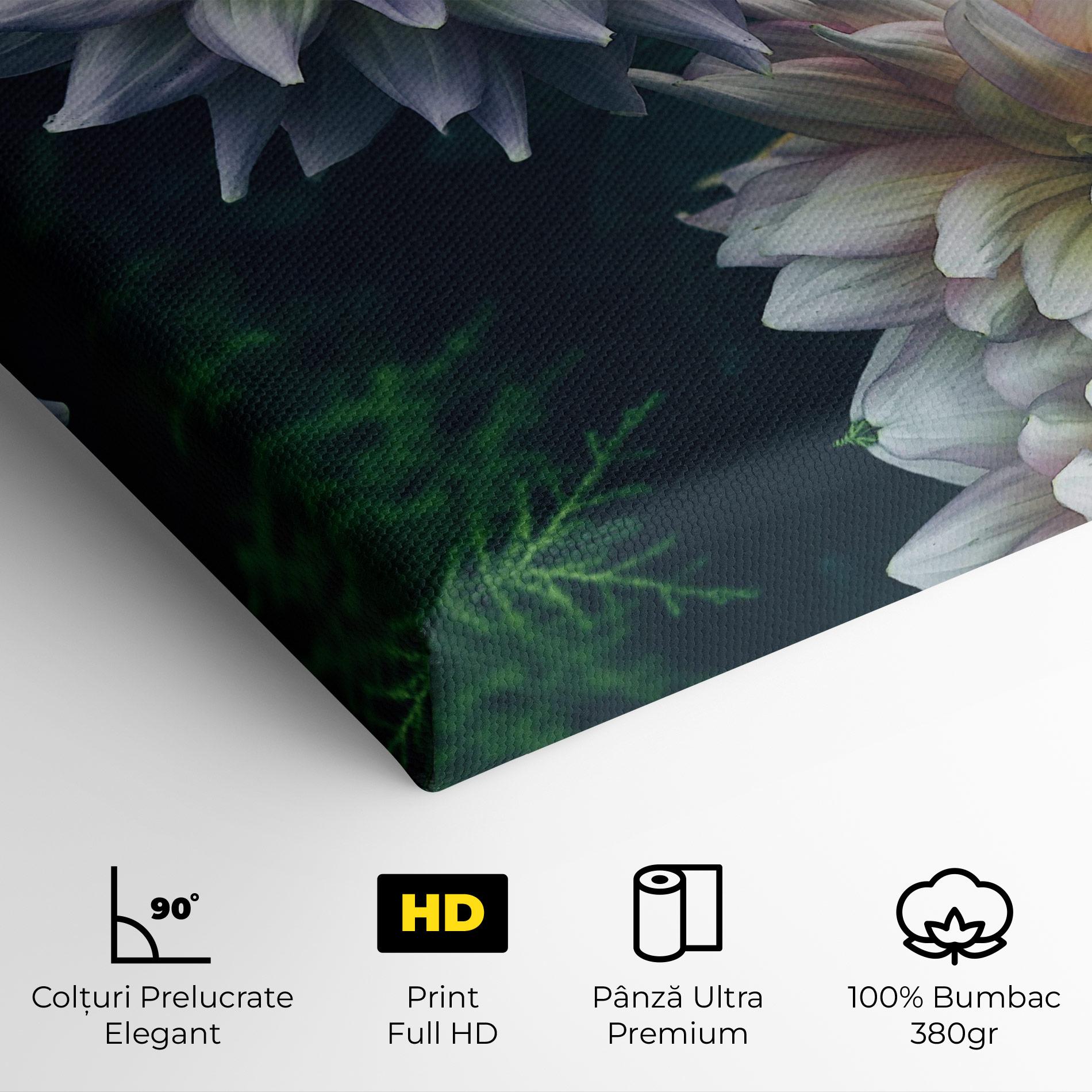 Tablou Canvas Dahlia Flowers mockup 4