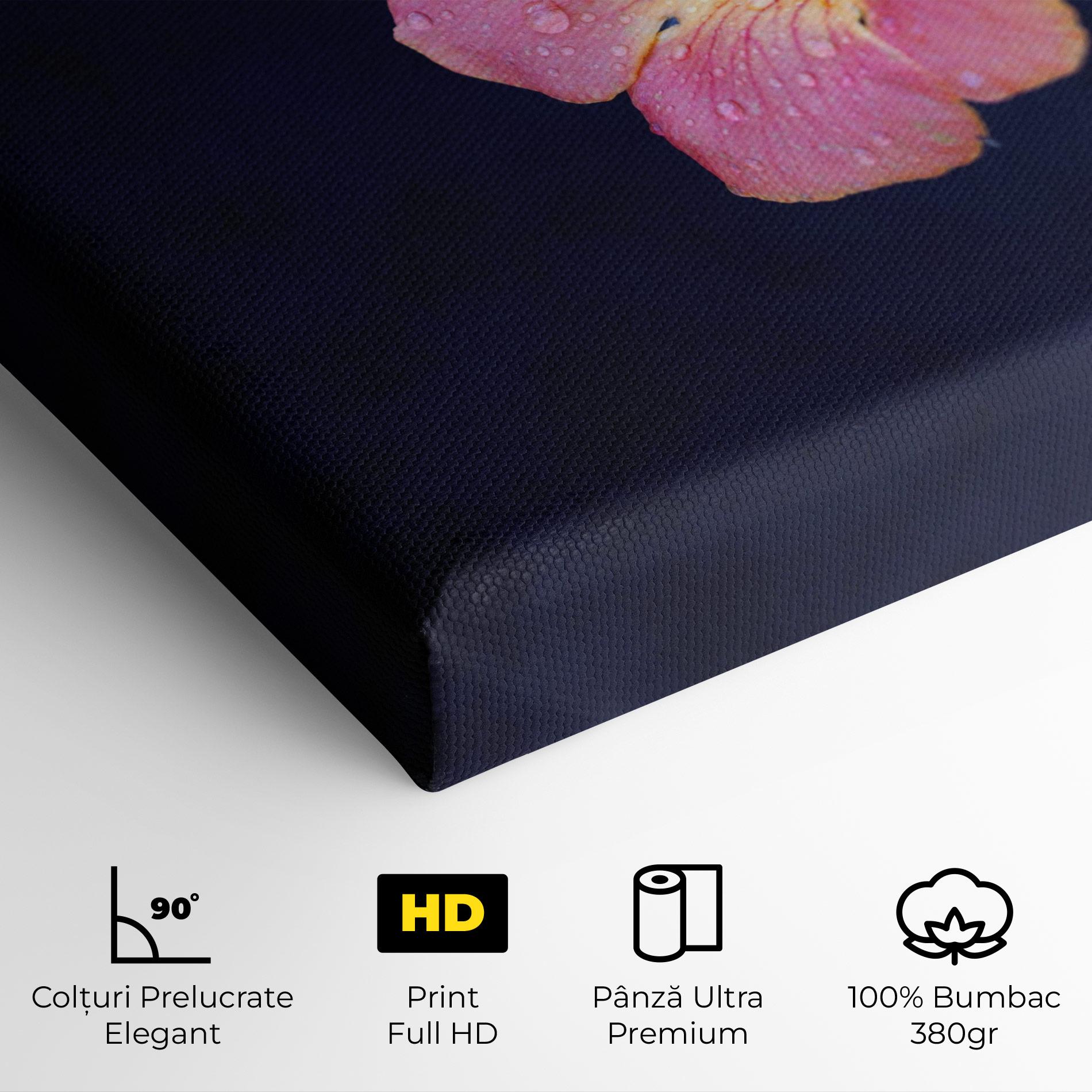 Tablou Canvas Exotic Pink Plant mockup 4