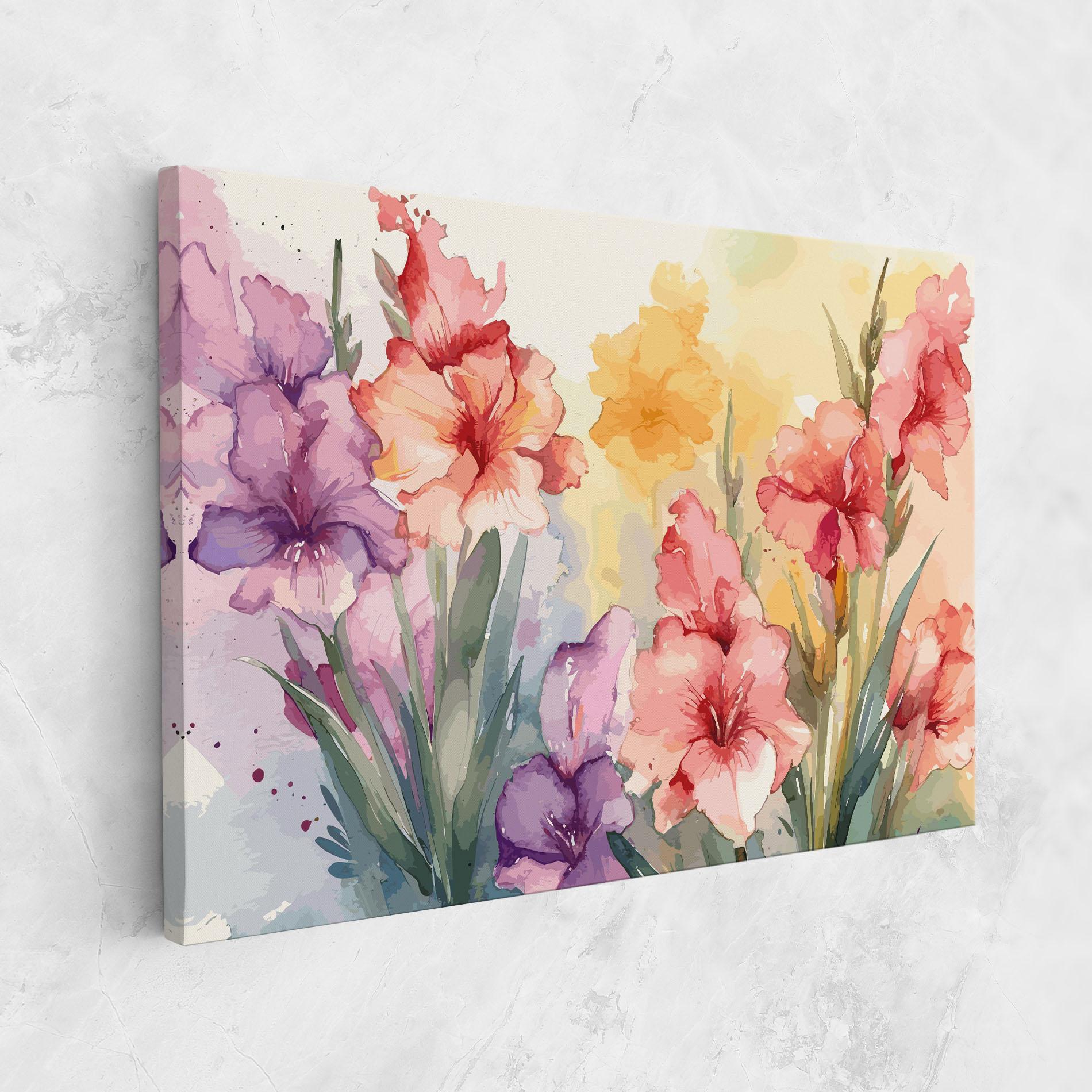 Tablou Canvas Exotic Watercolor mockup 1