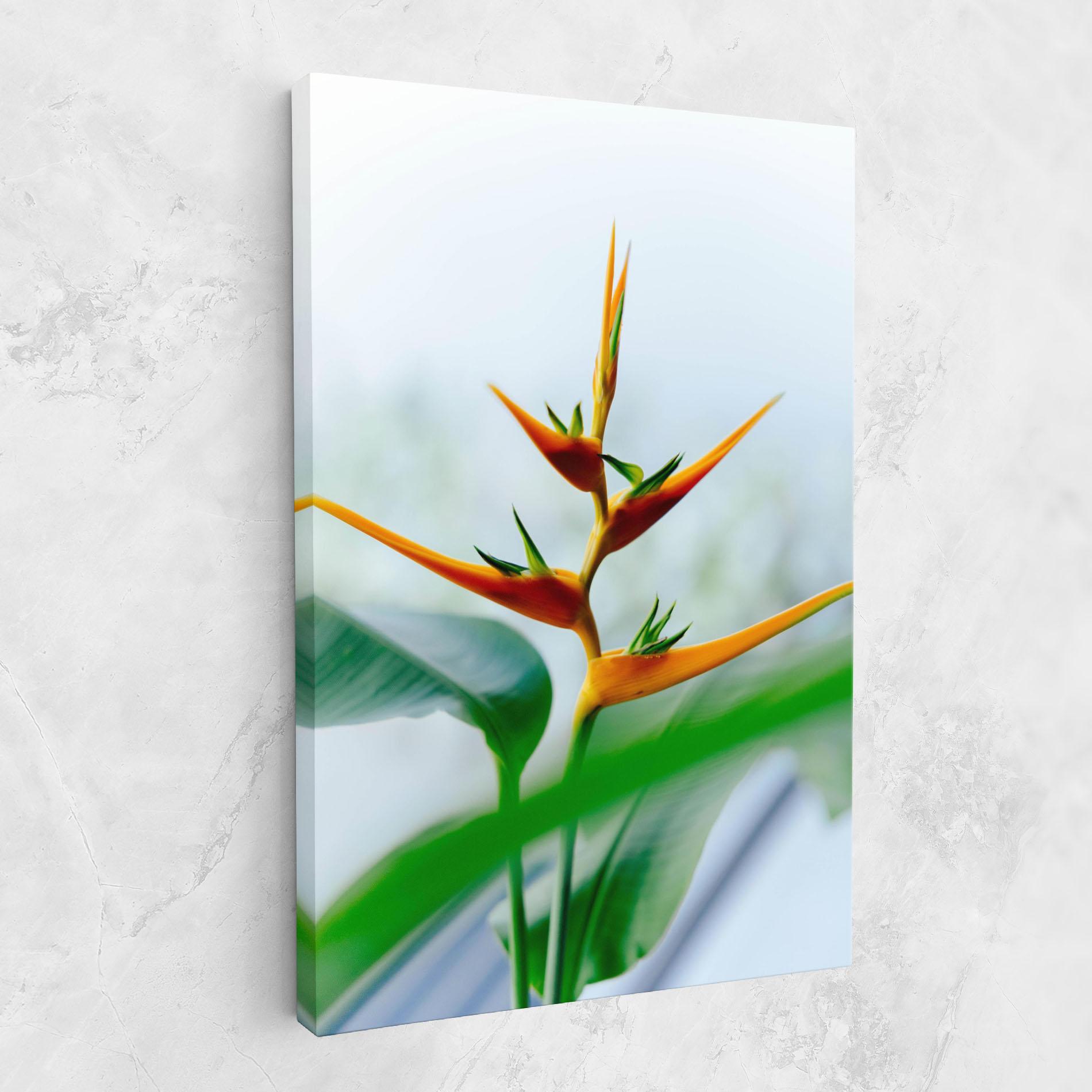 Tablou Canvas Exotic Orange Green mockup 1
