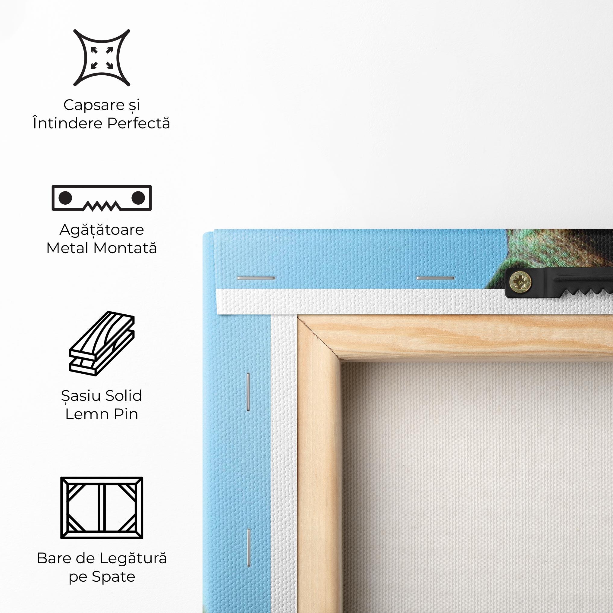 Tablou Canvas Bird Exotic Flower mockup 5