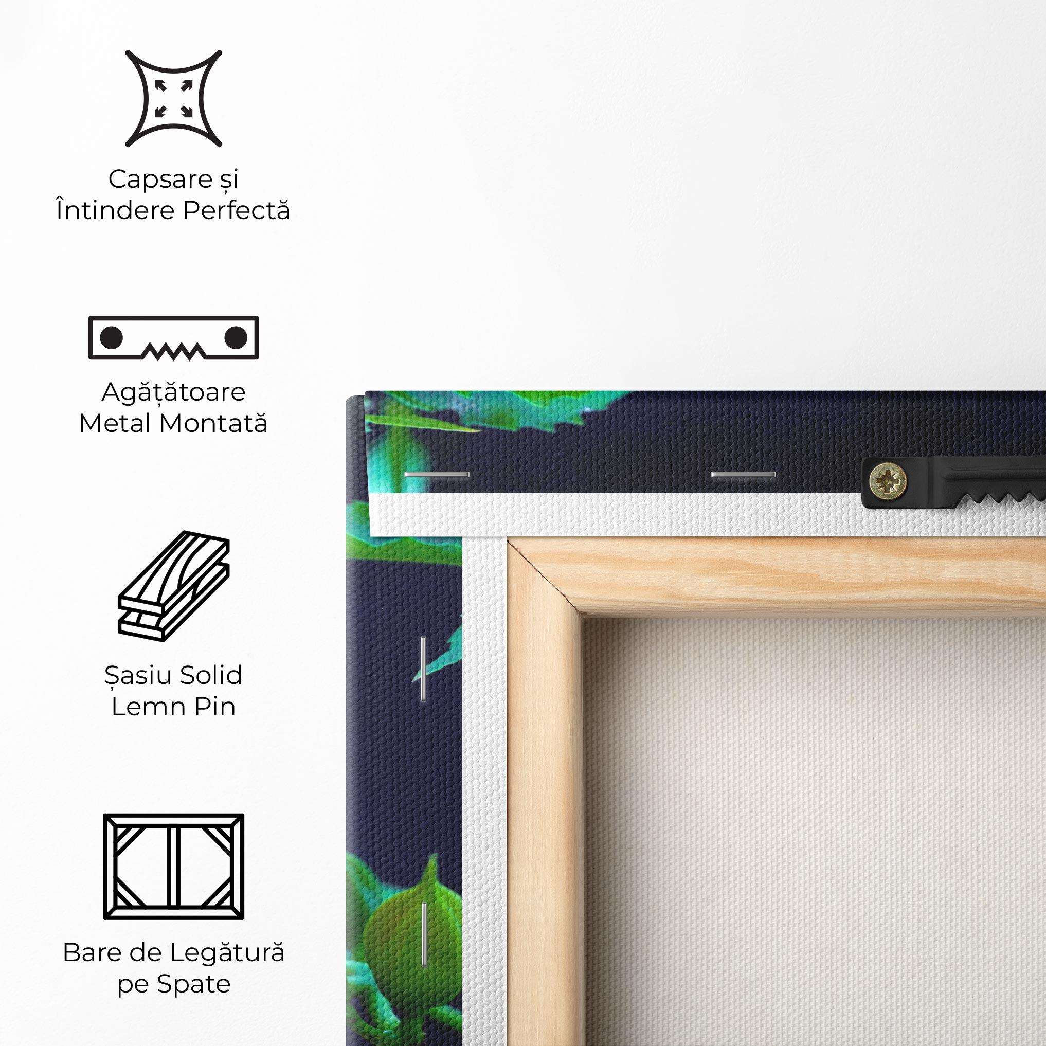 Tablou Canvas Exotic Pink Plant mockup 5