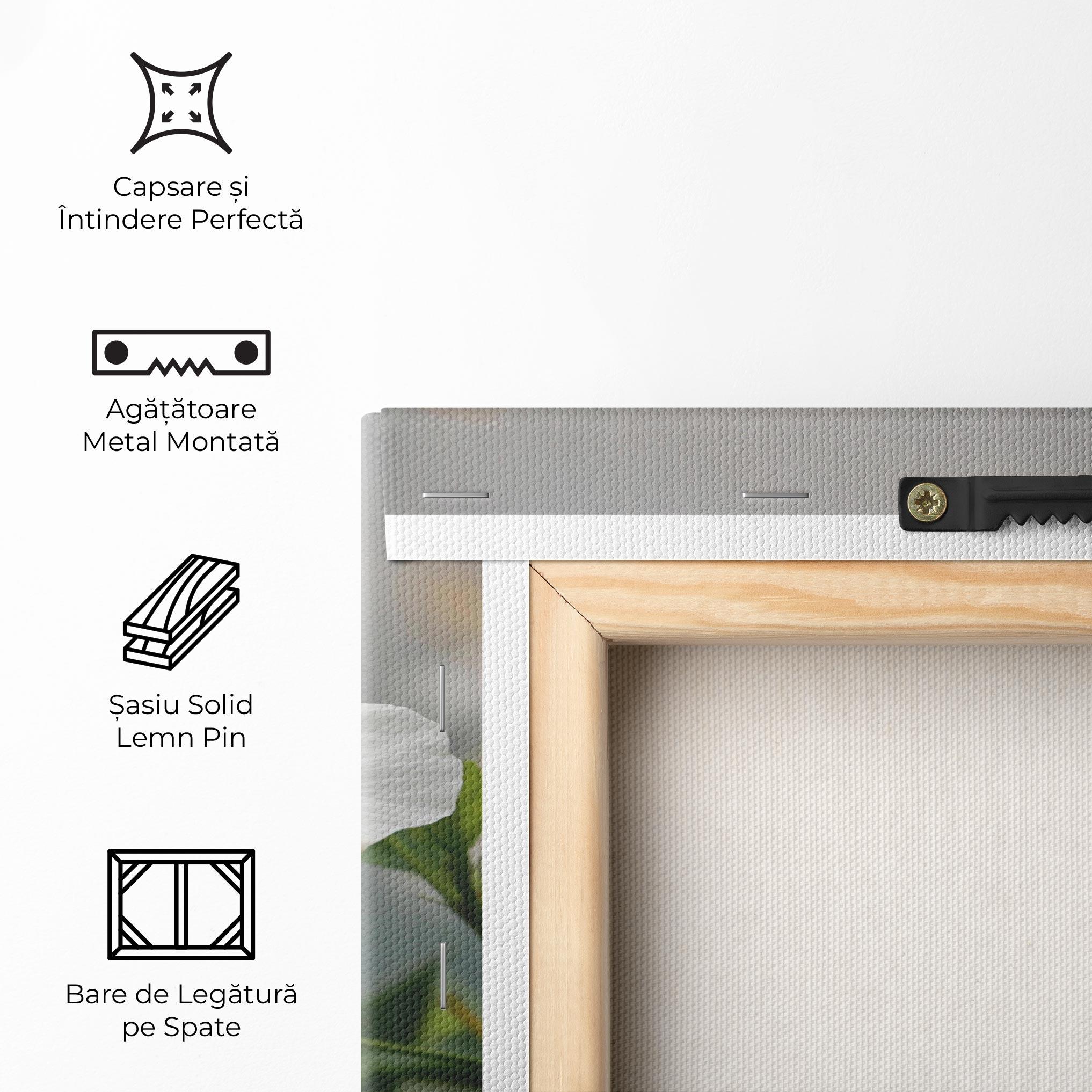 Tablou Canvas Exotic White Flower mockup 5