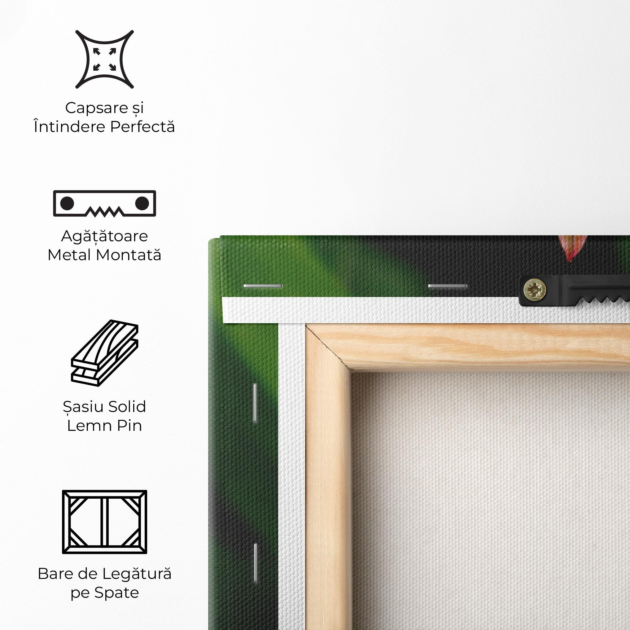 Tablou Canvas Light Pink Exotic mockup 5