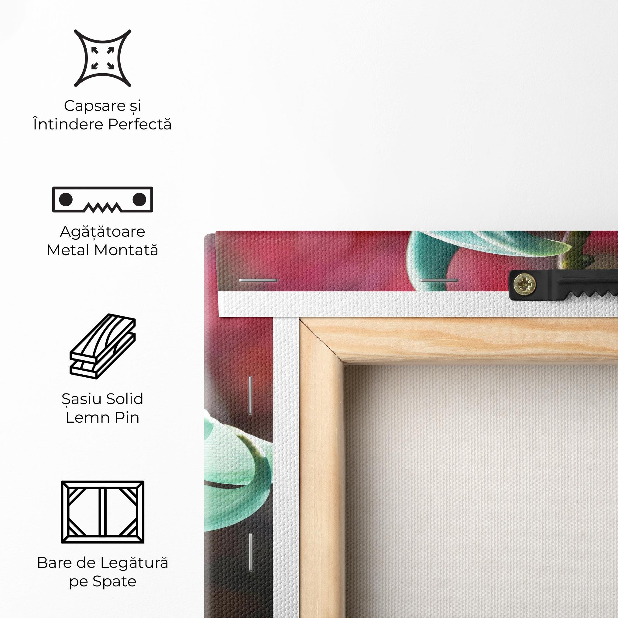 Tablou Canvas Pastel Green Plant mockup 5