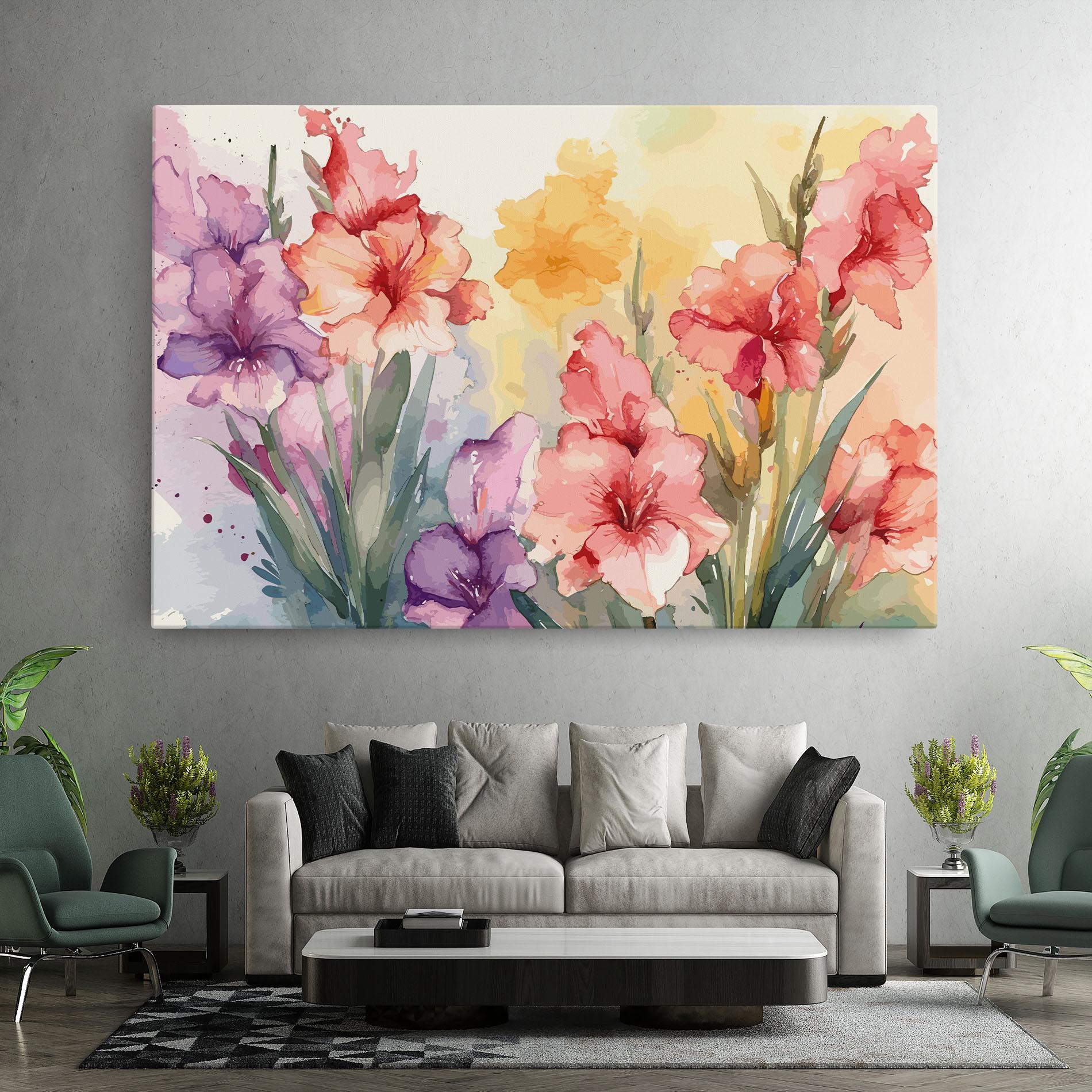 Tablou Canvas Exotic Watercolor mockup 7