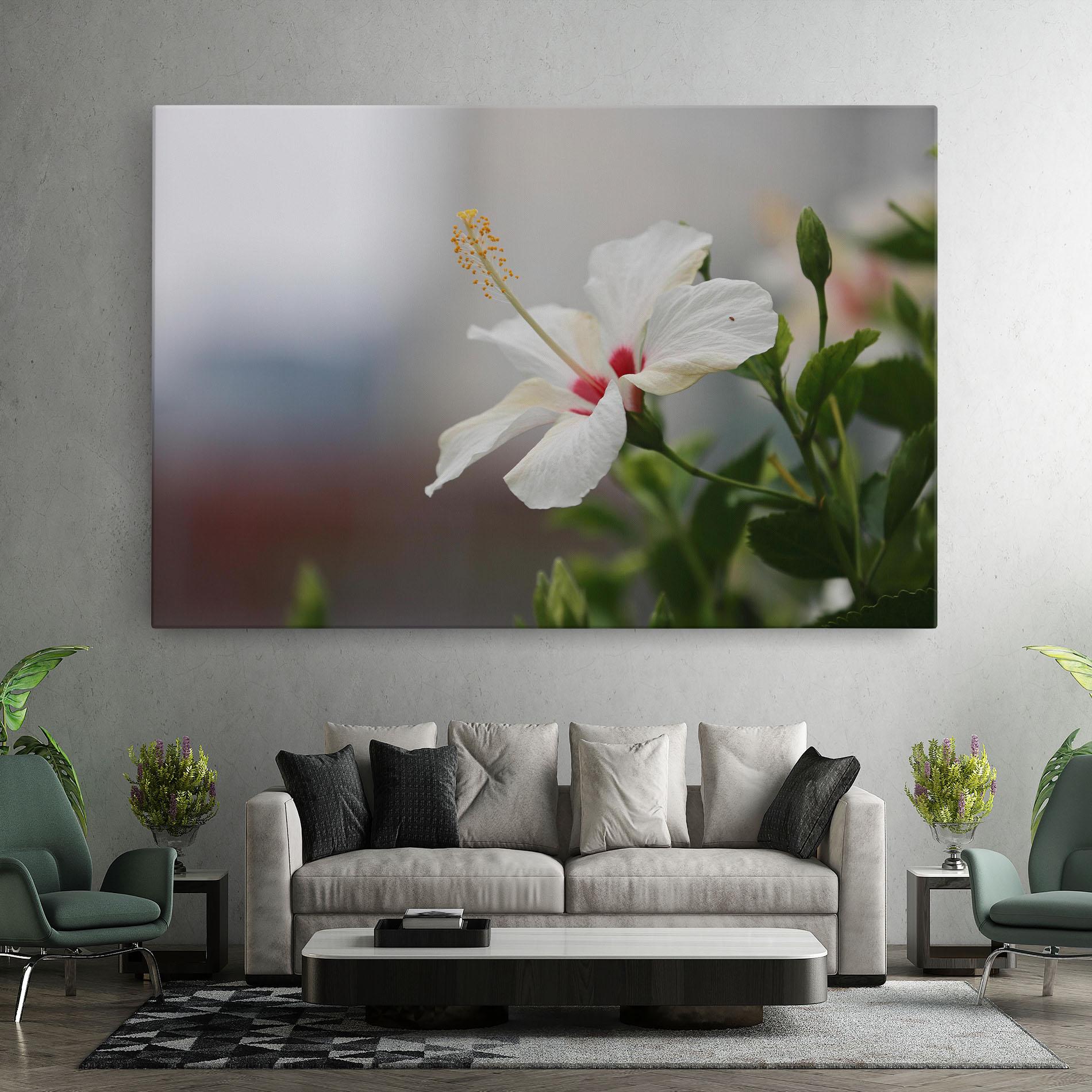 Tablou Canvas Exotic White Flower mockup 7
