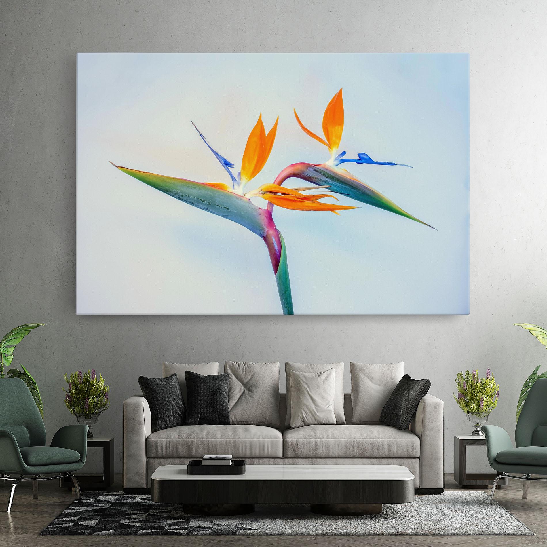 Tablou Canvas Green Orange Exotic mockup 7