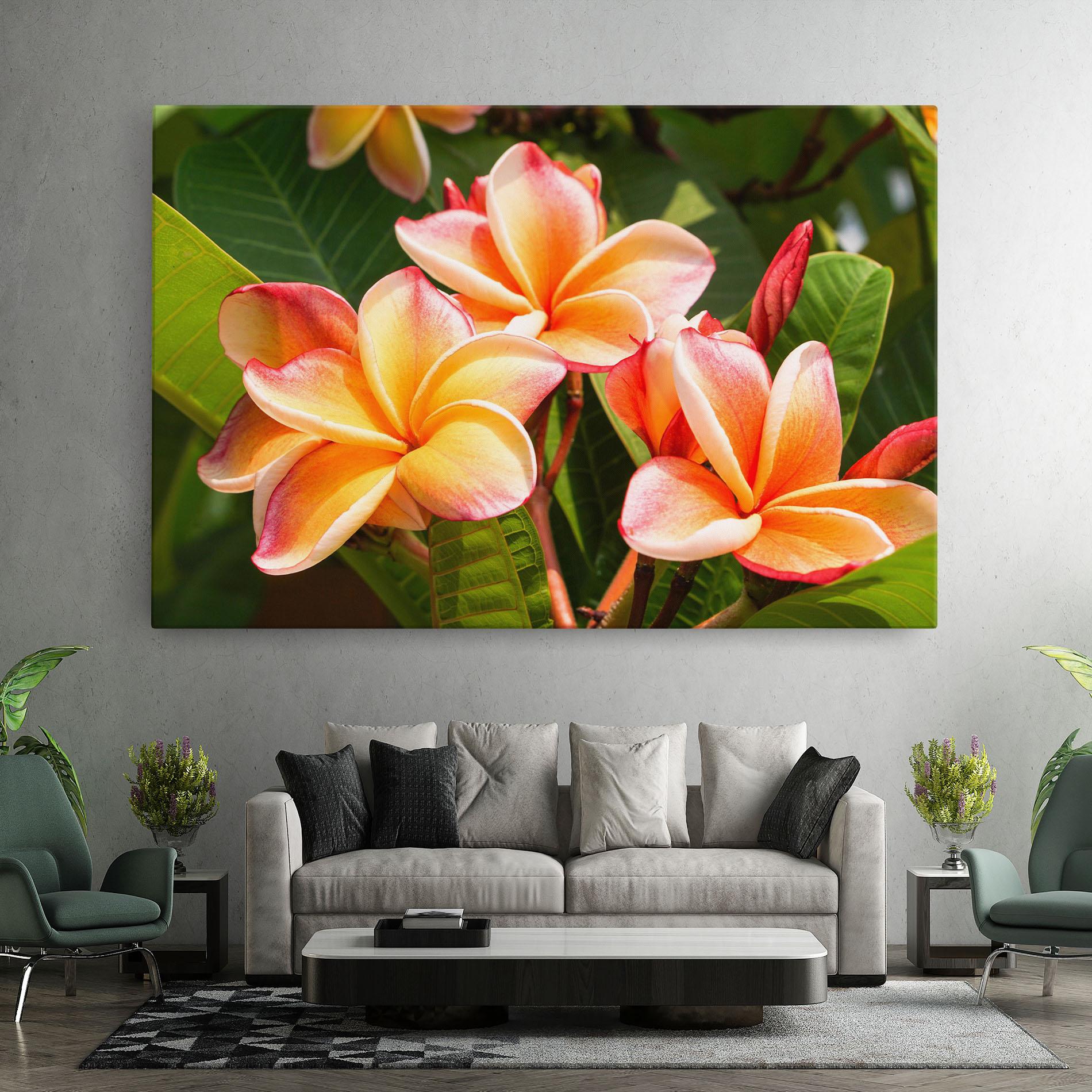 Tablou Canvas Pretty Plumeria mockup 7