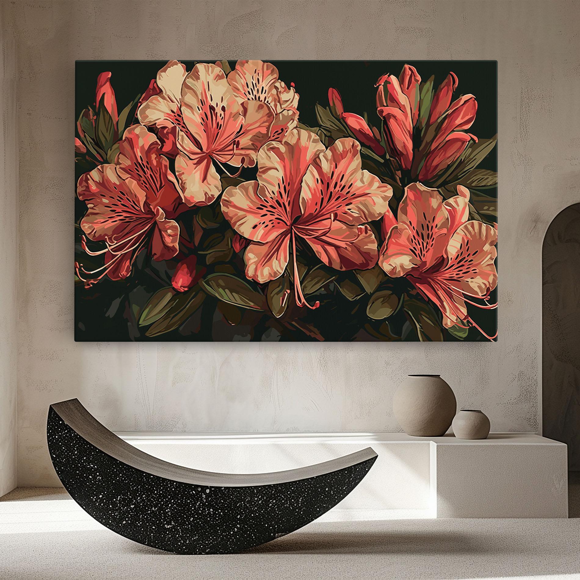 Tablou Canvas Cream Exotic Art mockup 8