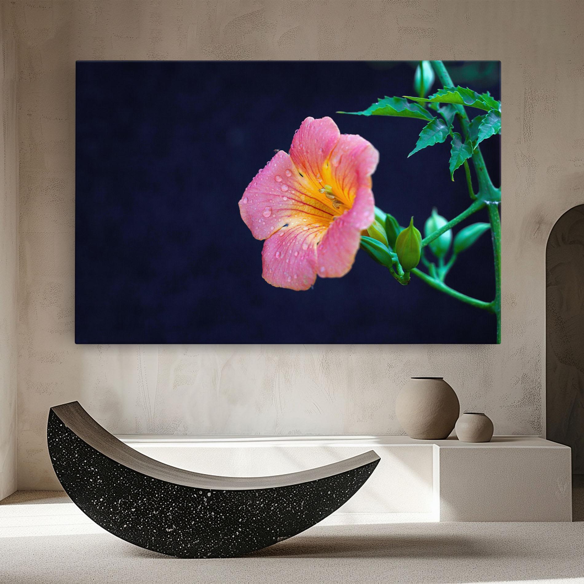 Tablou Canvas Exotic Pink Plant mockup 8