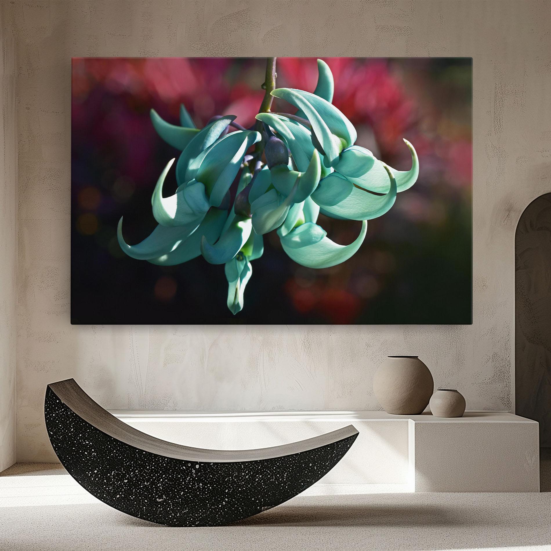 Tablou Canvas Pastel Green Plant mockup 8