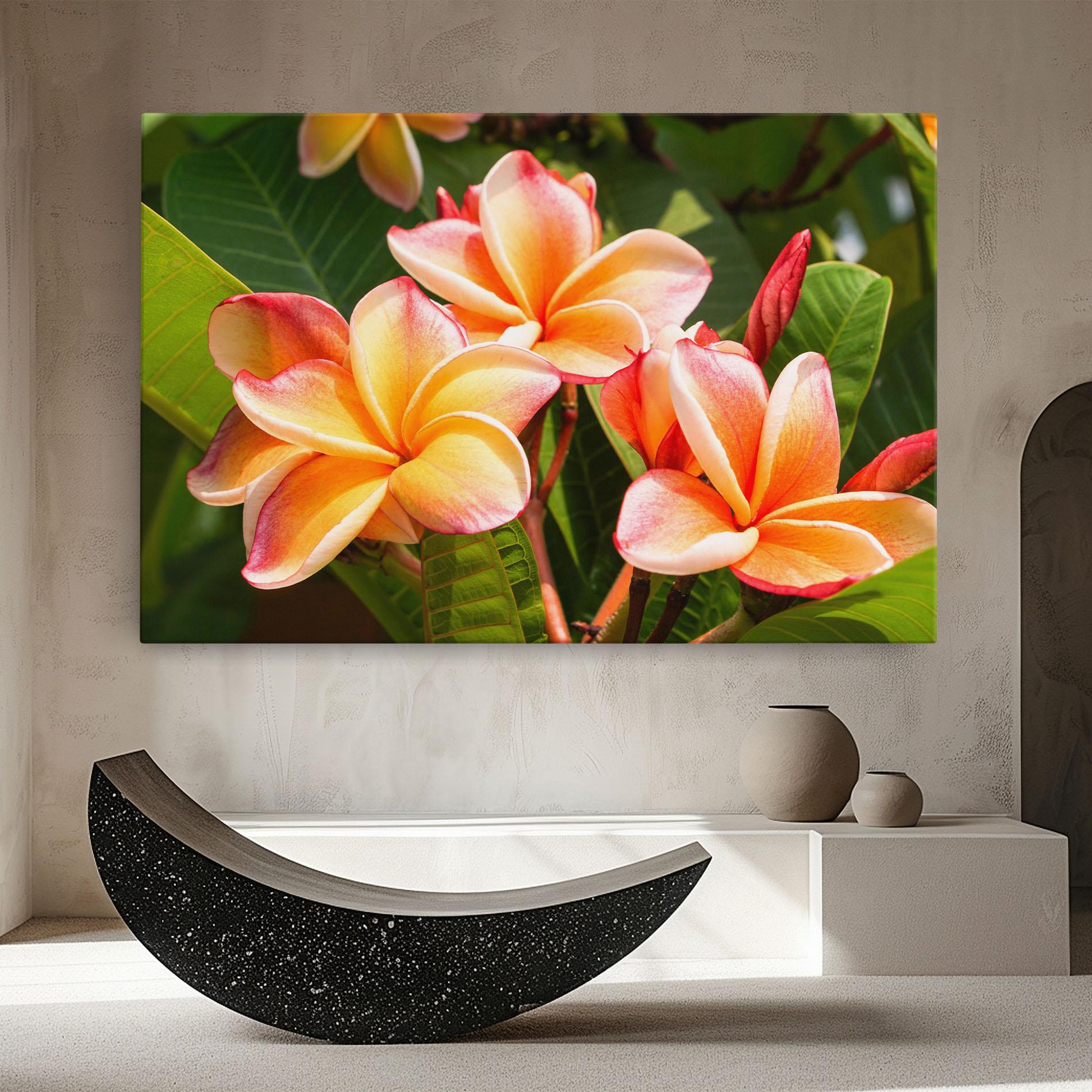 Tablou Canvas Pretty Plumeria mockup 8