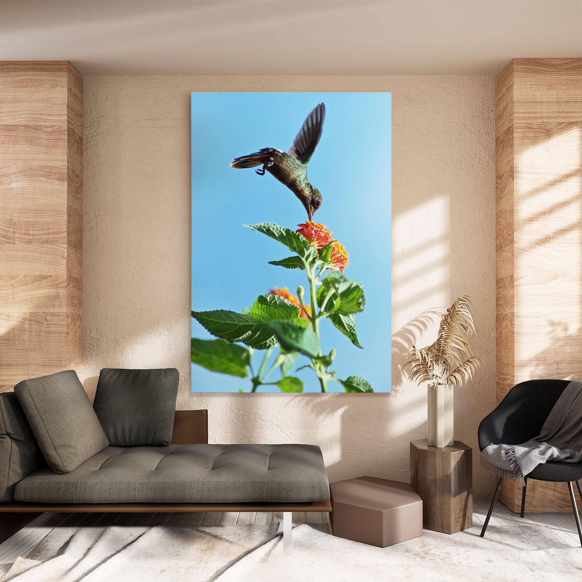 Tablou Canvas Bird Exotic Flower mockup 8