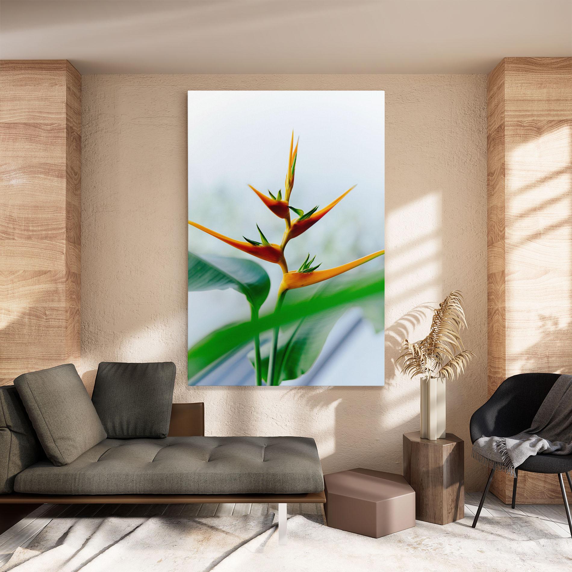 Tablou Canvas Exotic Orange Green mockup 8