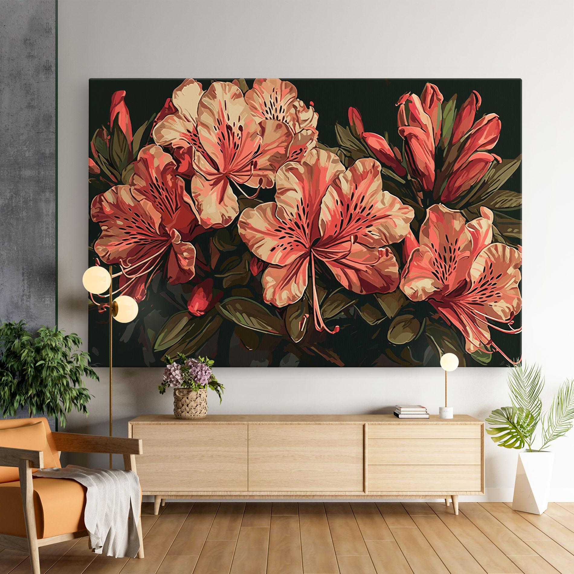 Tablou Canvas Cream Exotic Art mockup 9