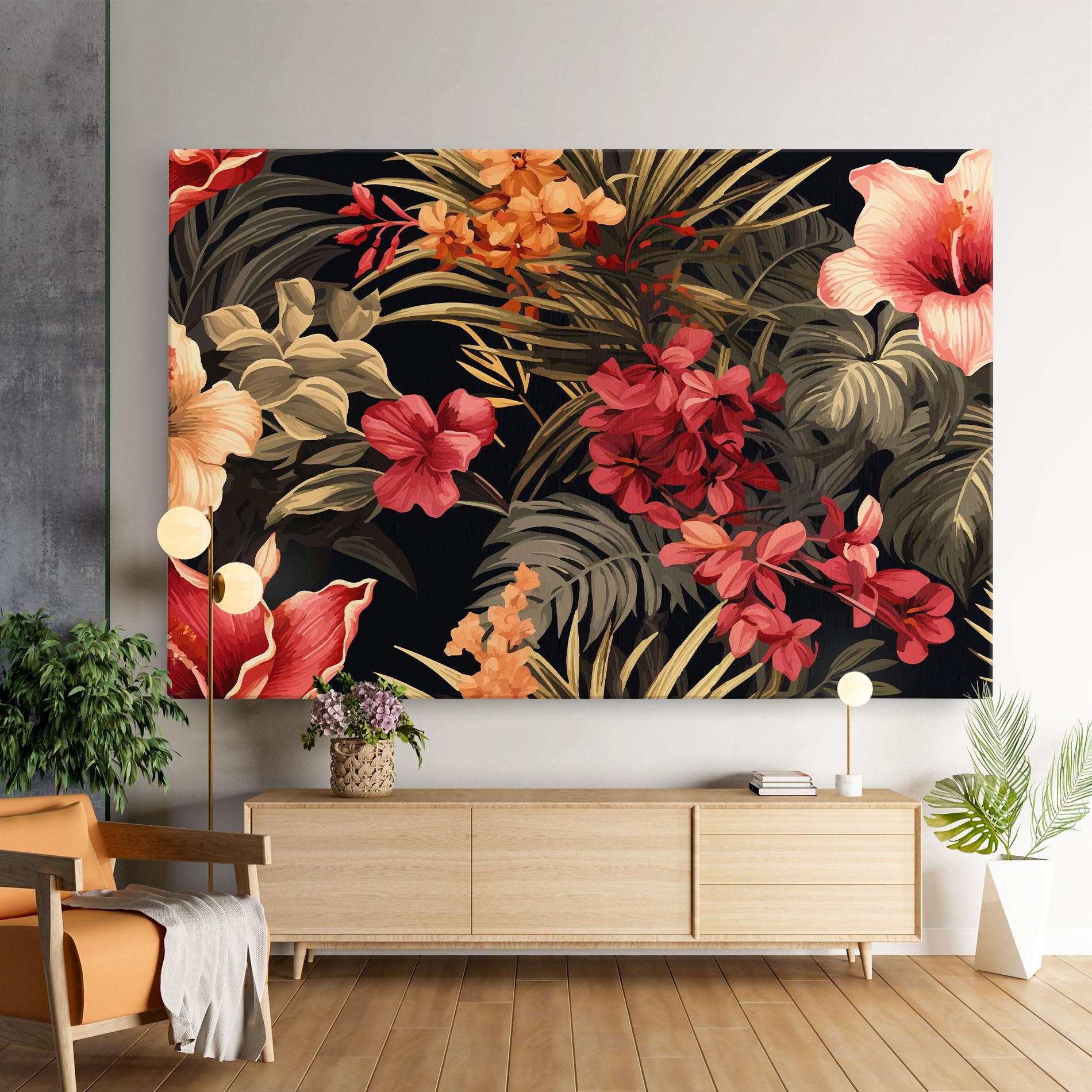 Tablou Canvas Exotic Flower Plant mockup 9