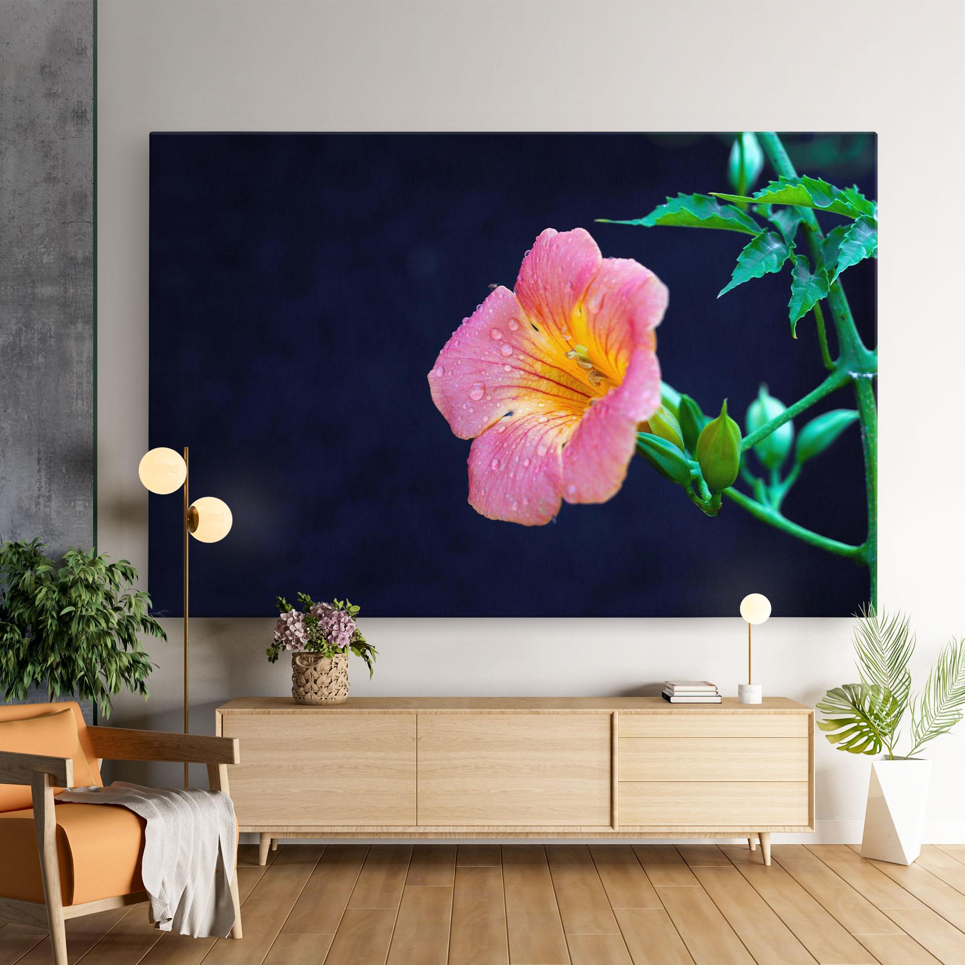 Tablou Canvas Exotic Pink Plant mockup 9