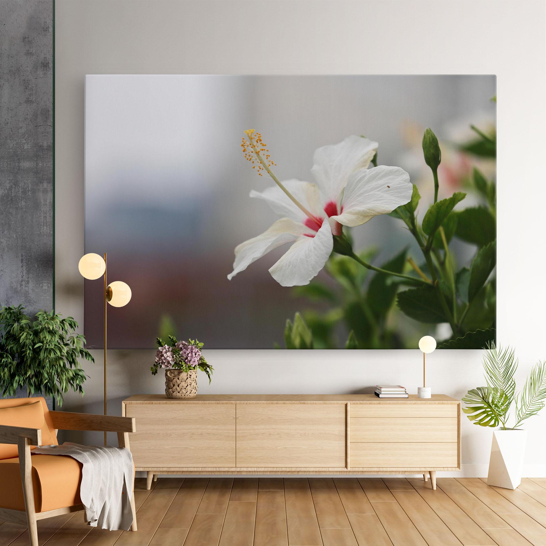 Tablou Canvas Exotic White Flower mockup 9