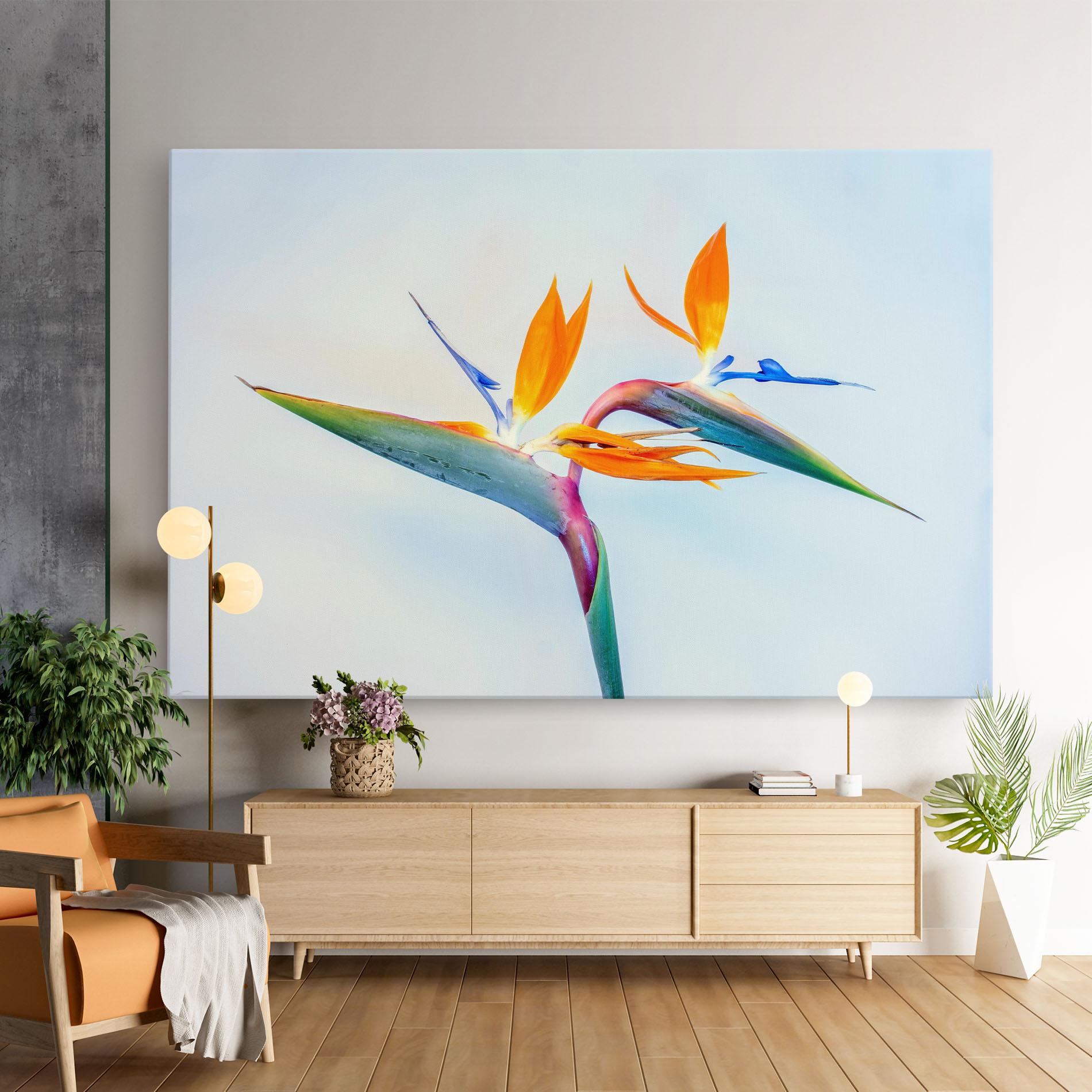 Tablou Canvas Green Orange Exotic mockup 9