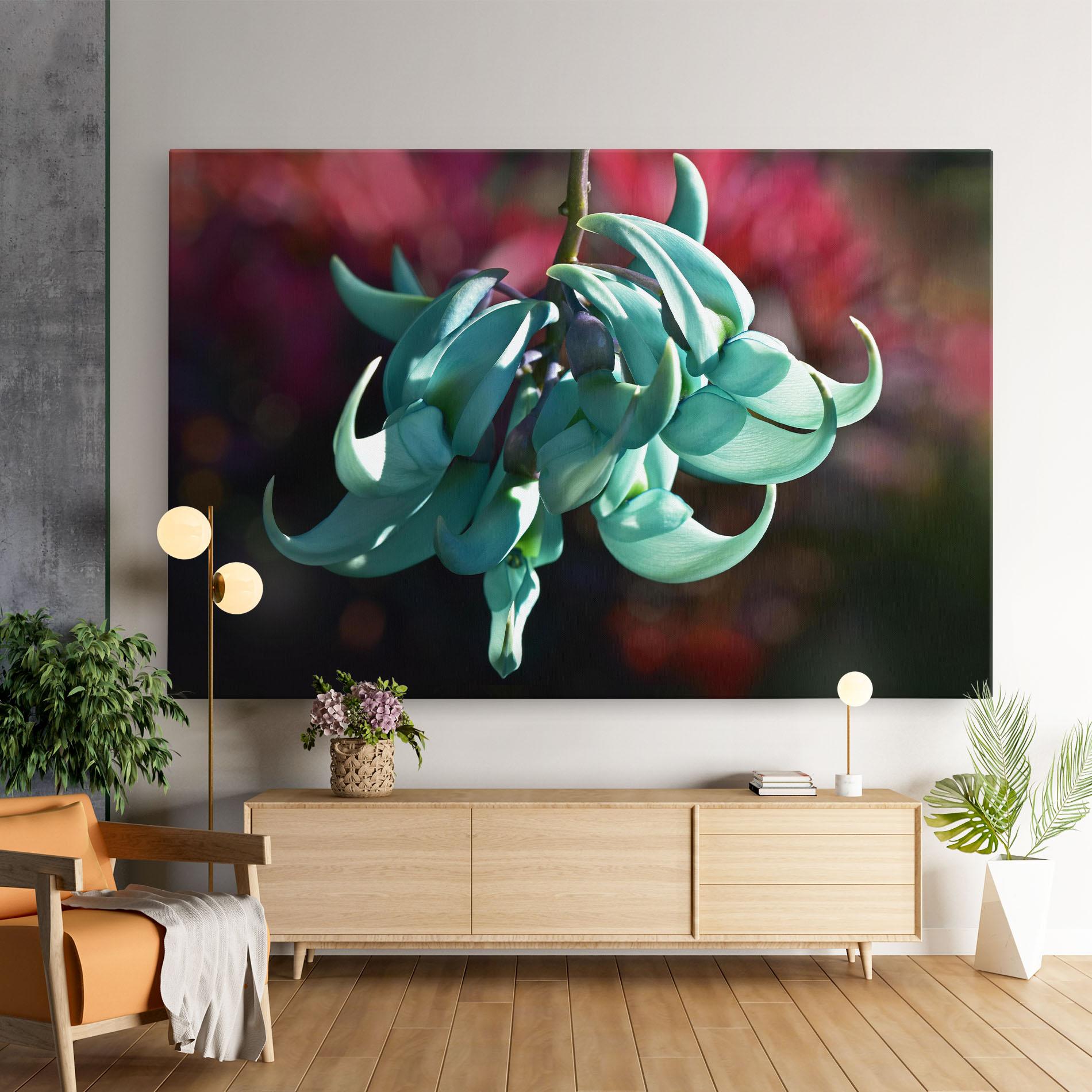 Tablou Canvas Pastel Green Plant mockup 9