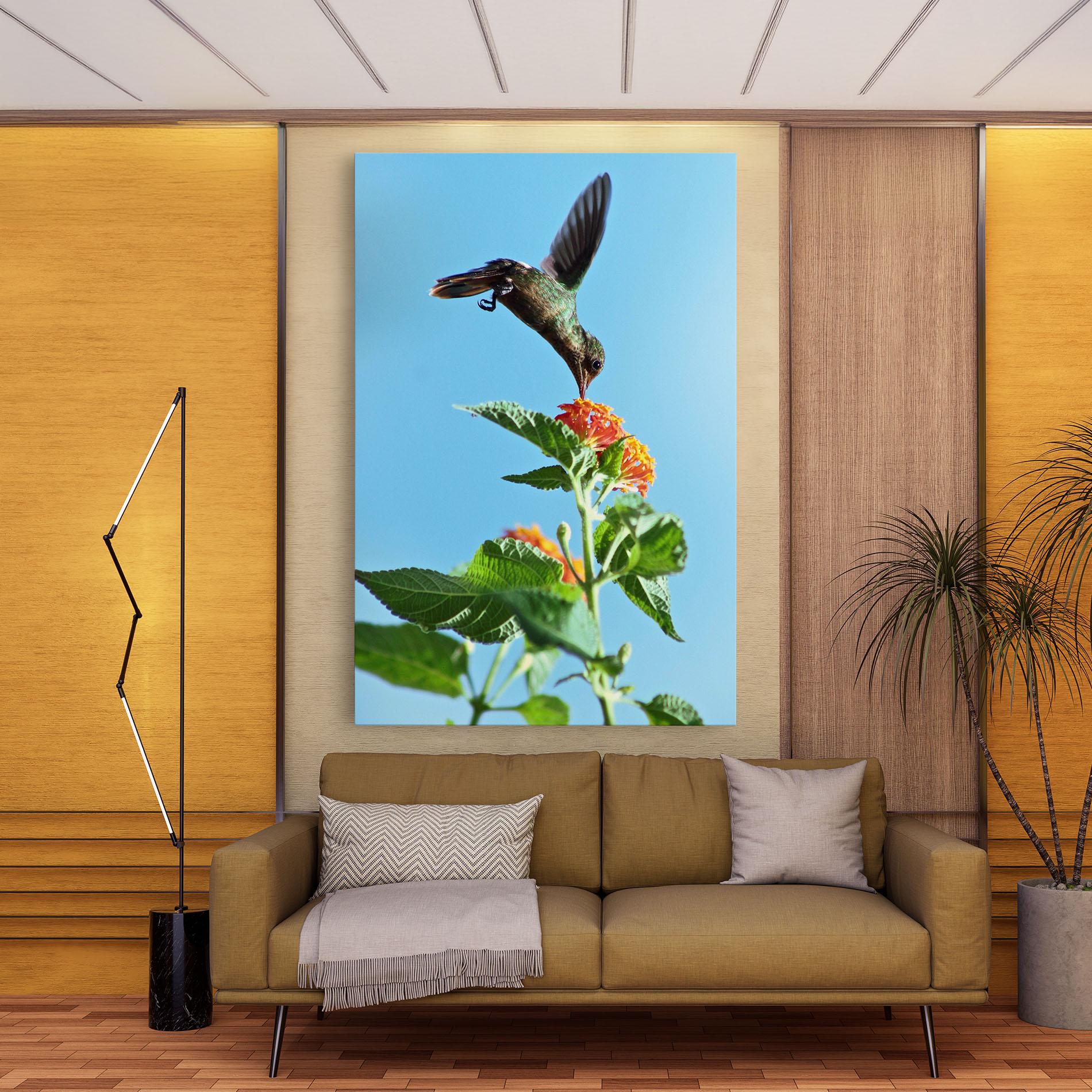 Tablou Canvas Bird Exotic Flower mockup 9