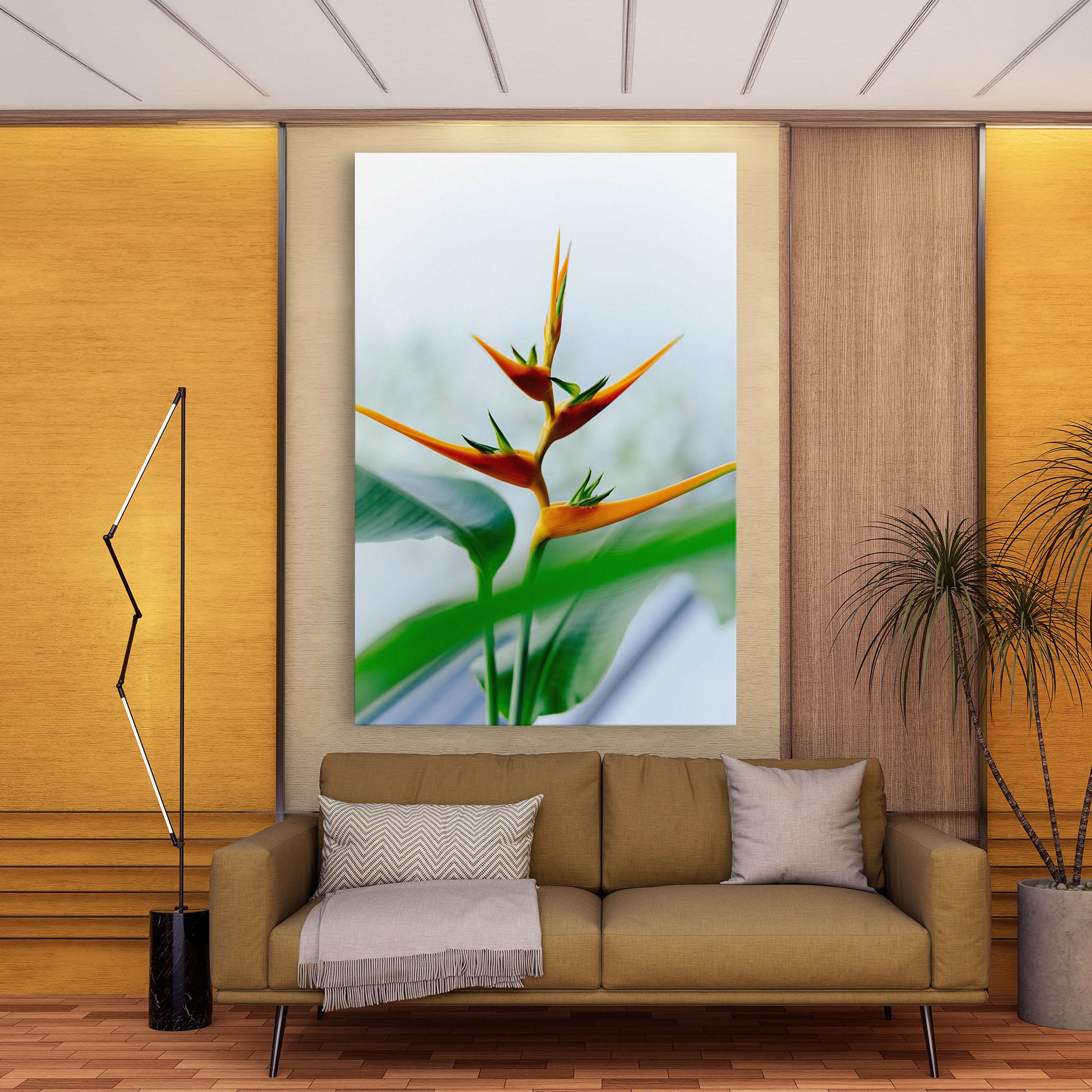 Tablou Canvas Exotic Orange Green mockup 9