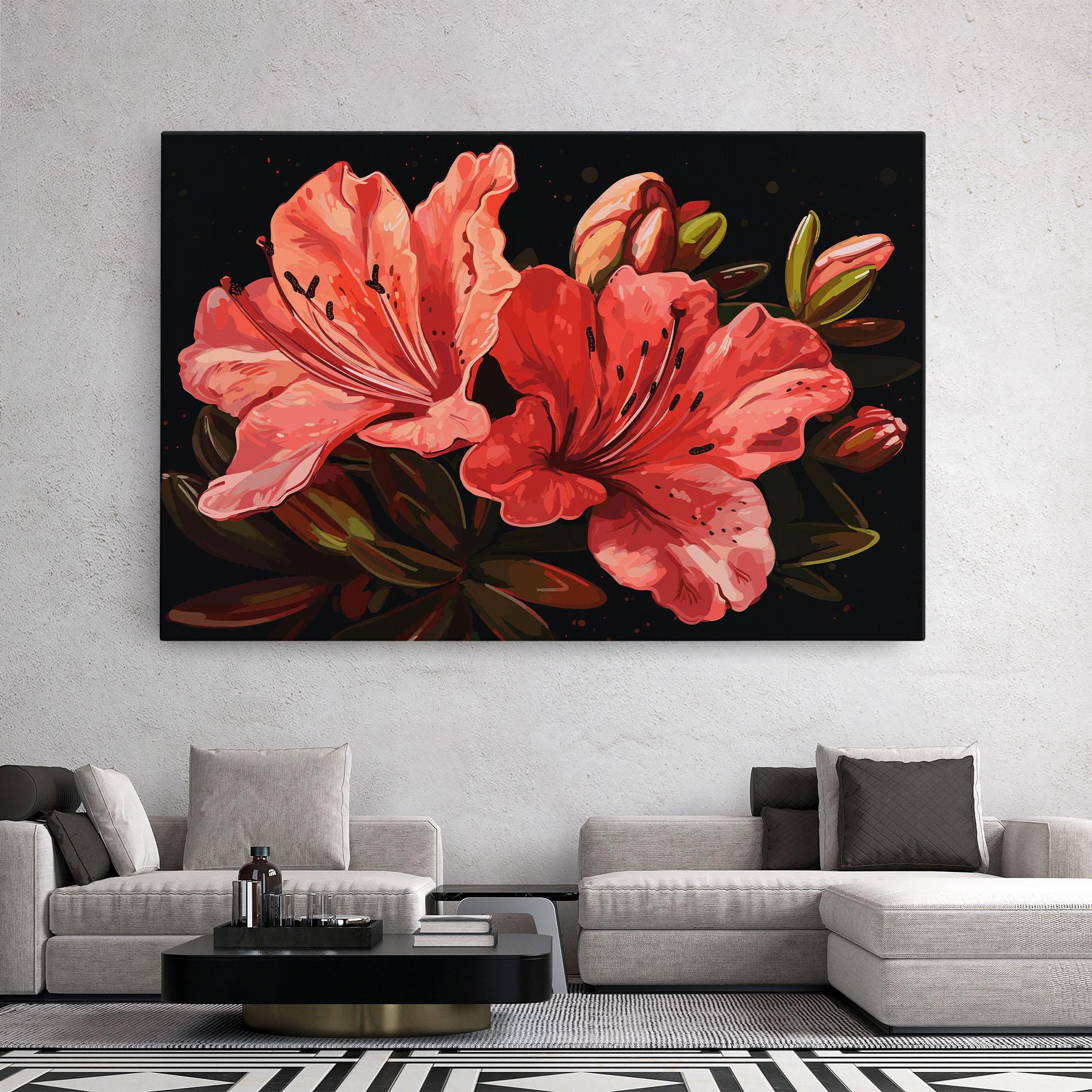 Tablou Canvas Art Exotic Flower mockup 2