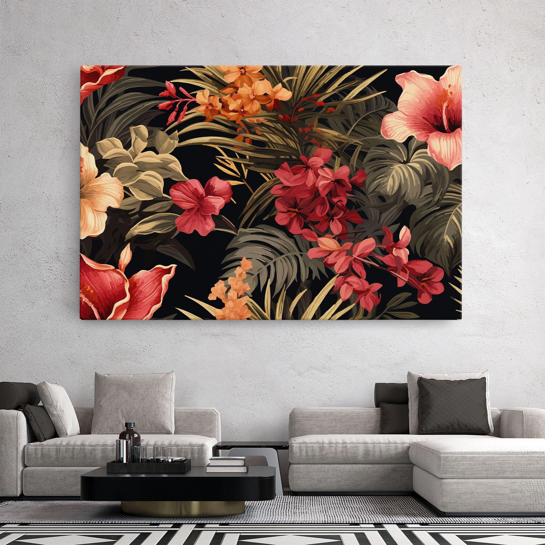 Tablou Canvas Exotic Flower Plant mockup 2