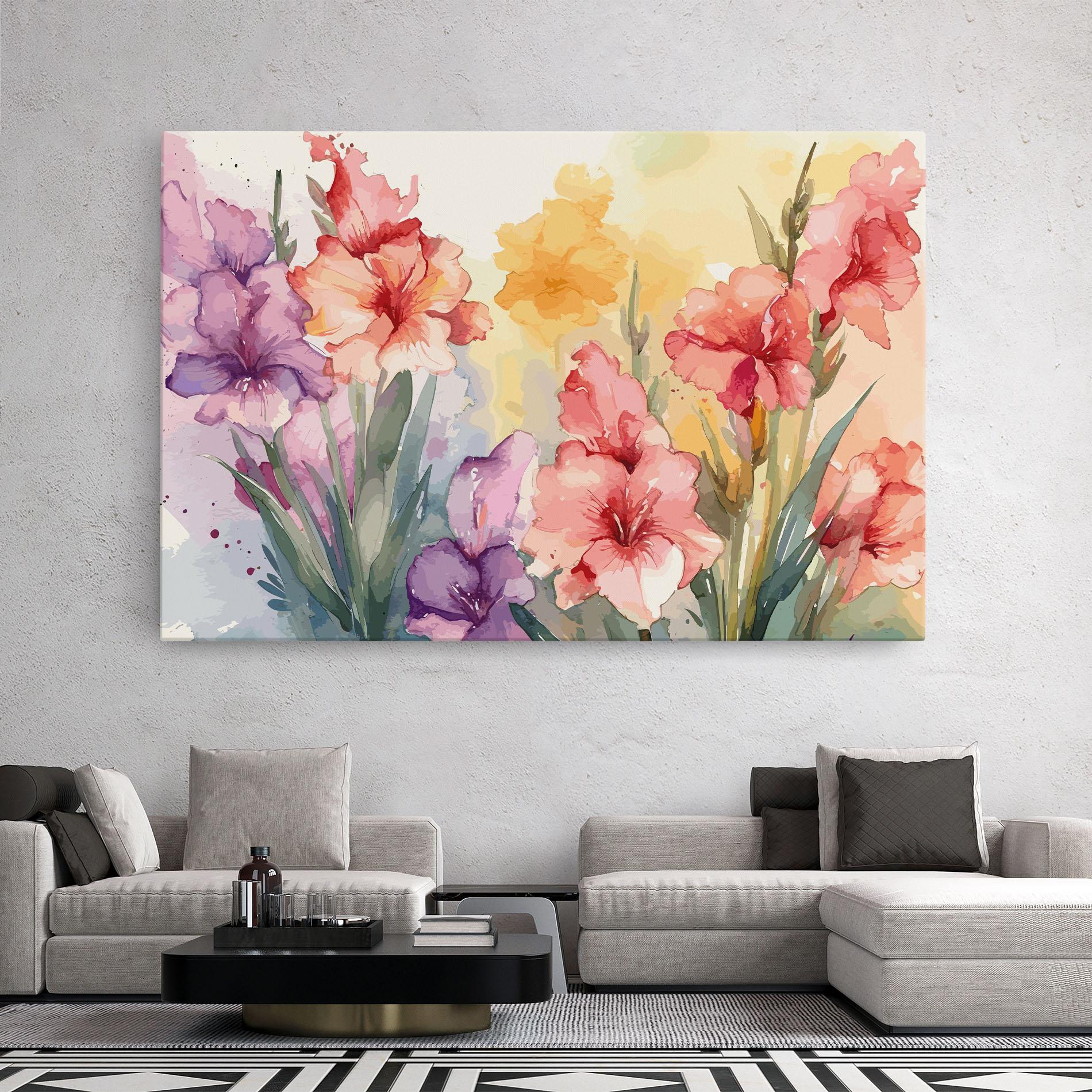 Tablou Canvas Exotic Watercolor mockup 2