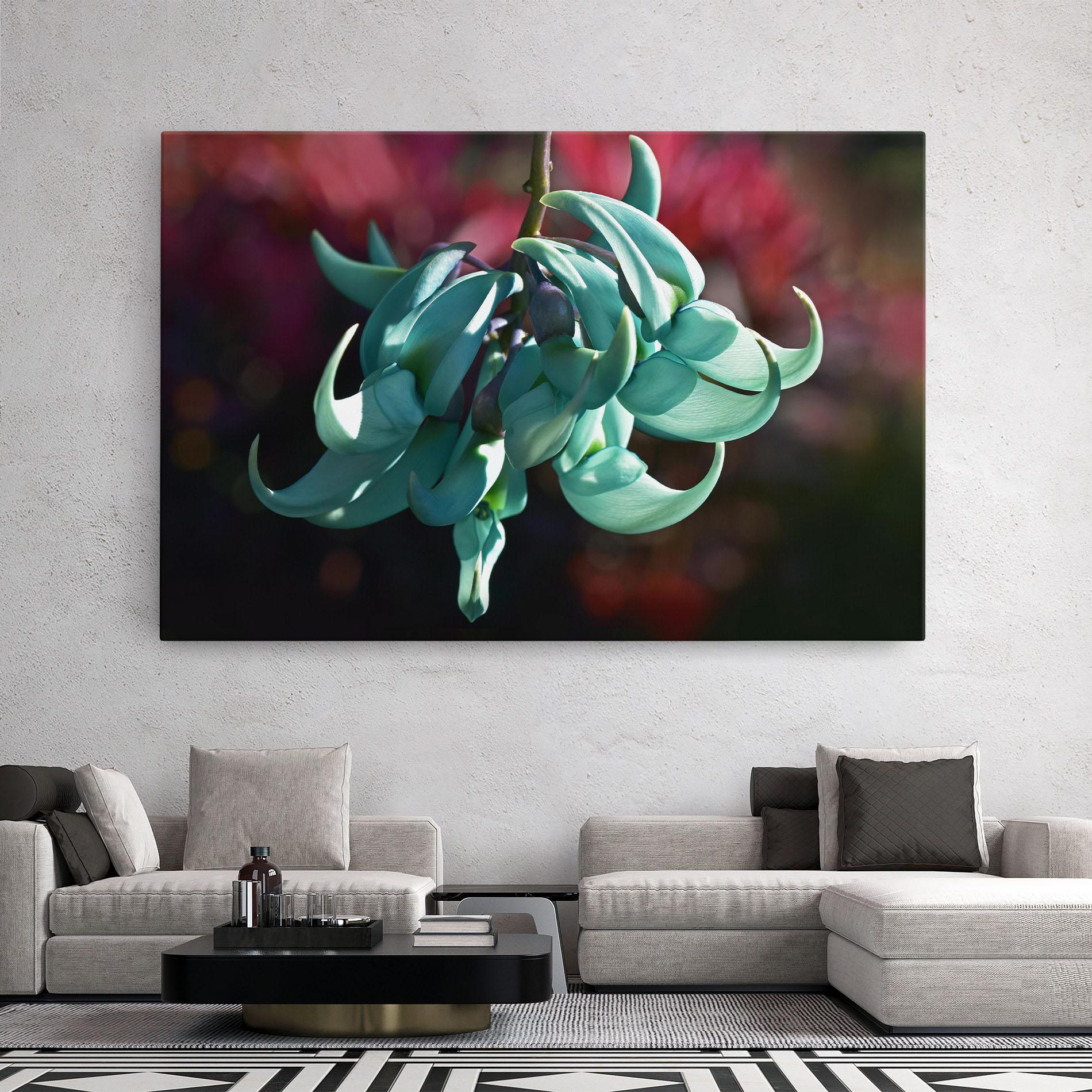 Tablou Canvas Pastel Green Plant mockup 2