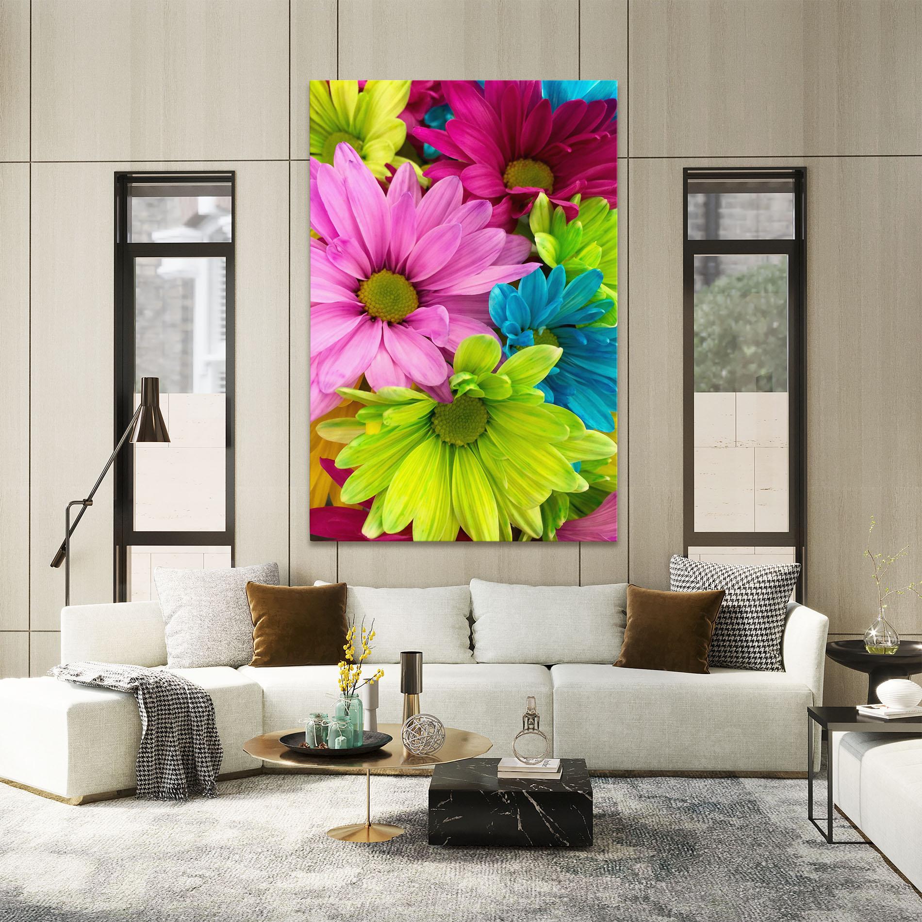 Tablou Canvas Three Shades Of Flower mockup 2