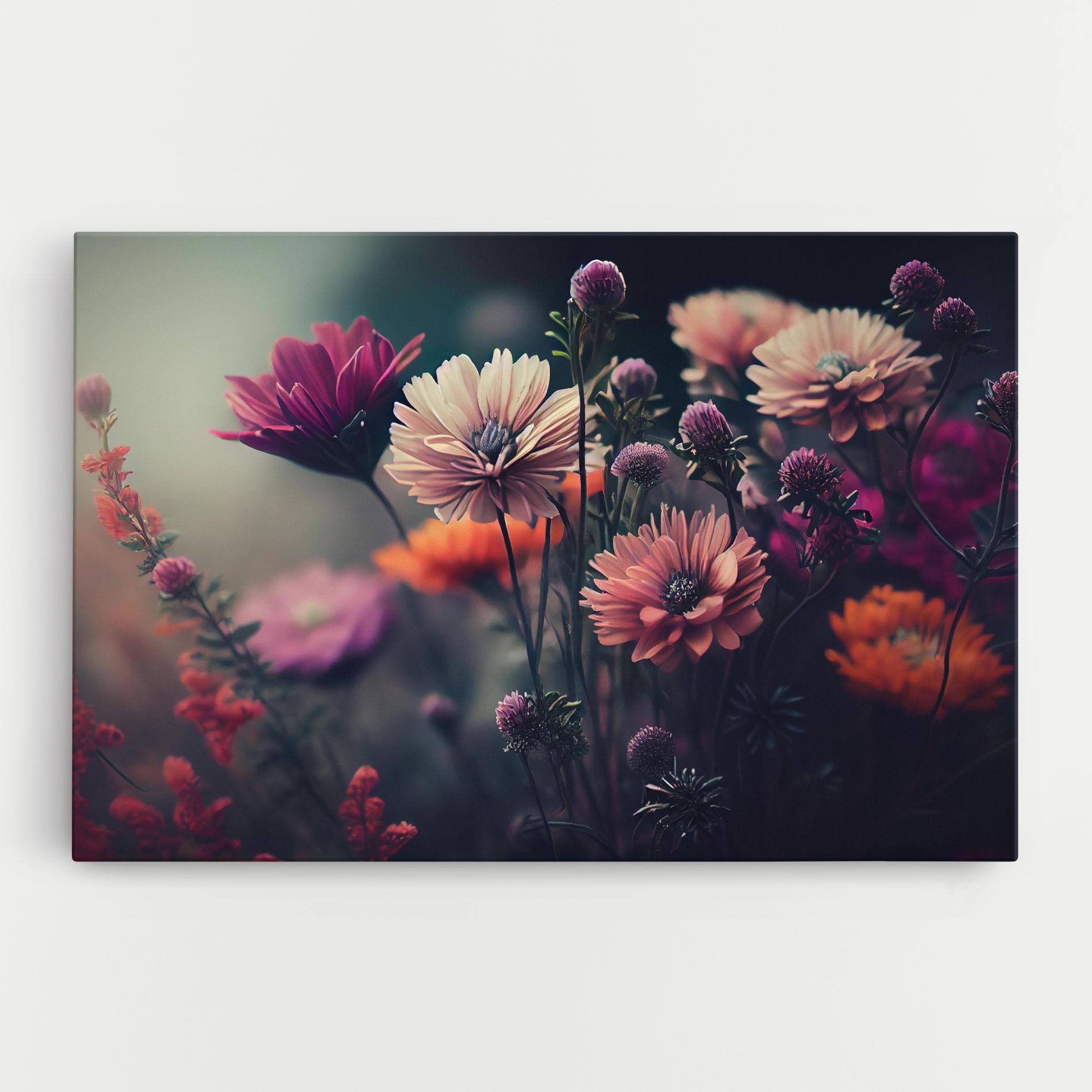 Tablou Canvas Beautiful Flower Garden mockup 0