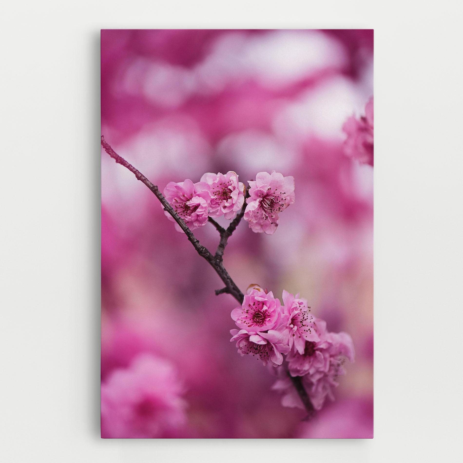 Tablou Canvas Pink Flower Tree mockup 0