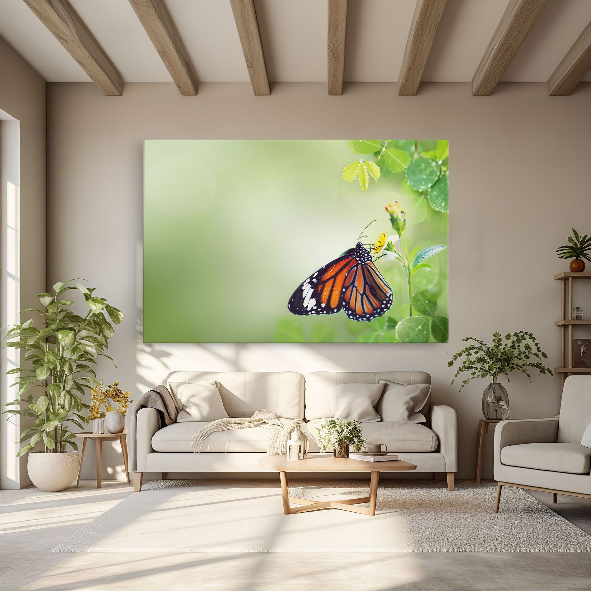 Butterfly Wild Plant mockup 6