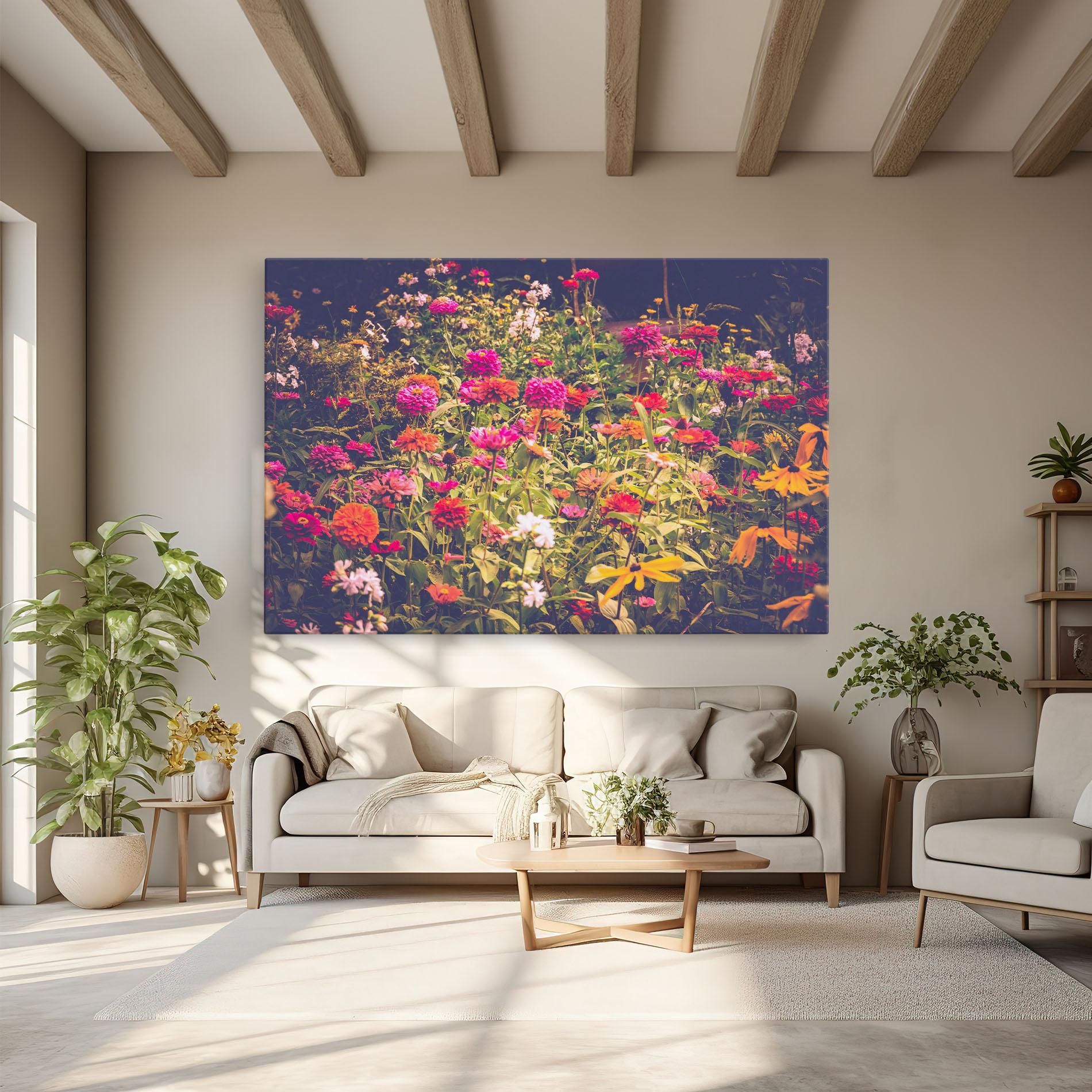 Tablou Canvas Colorful Wild Field mockup 6