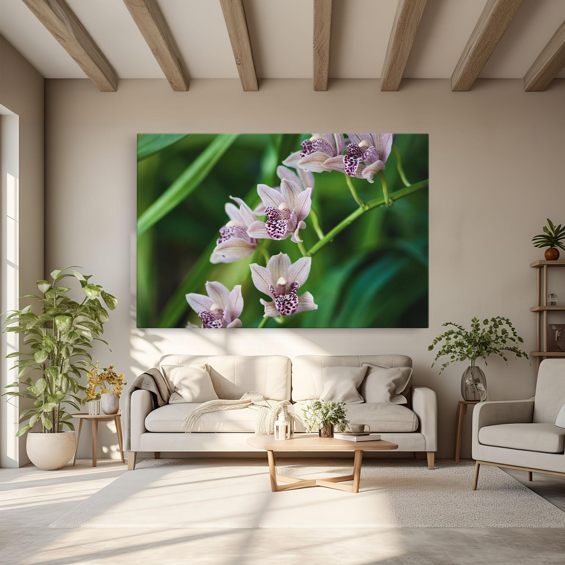 Tablou Canvas Cymbidium Orchid mockup 6