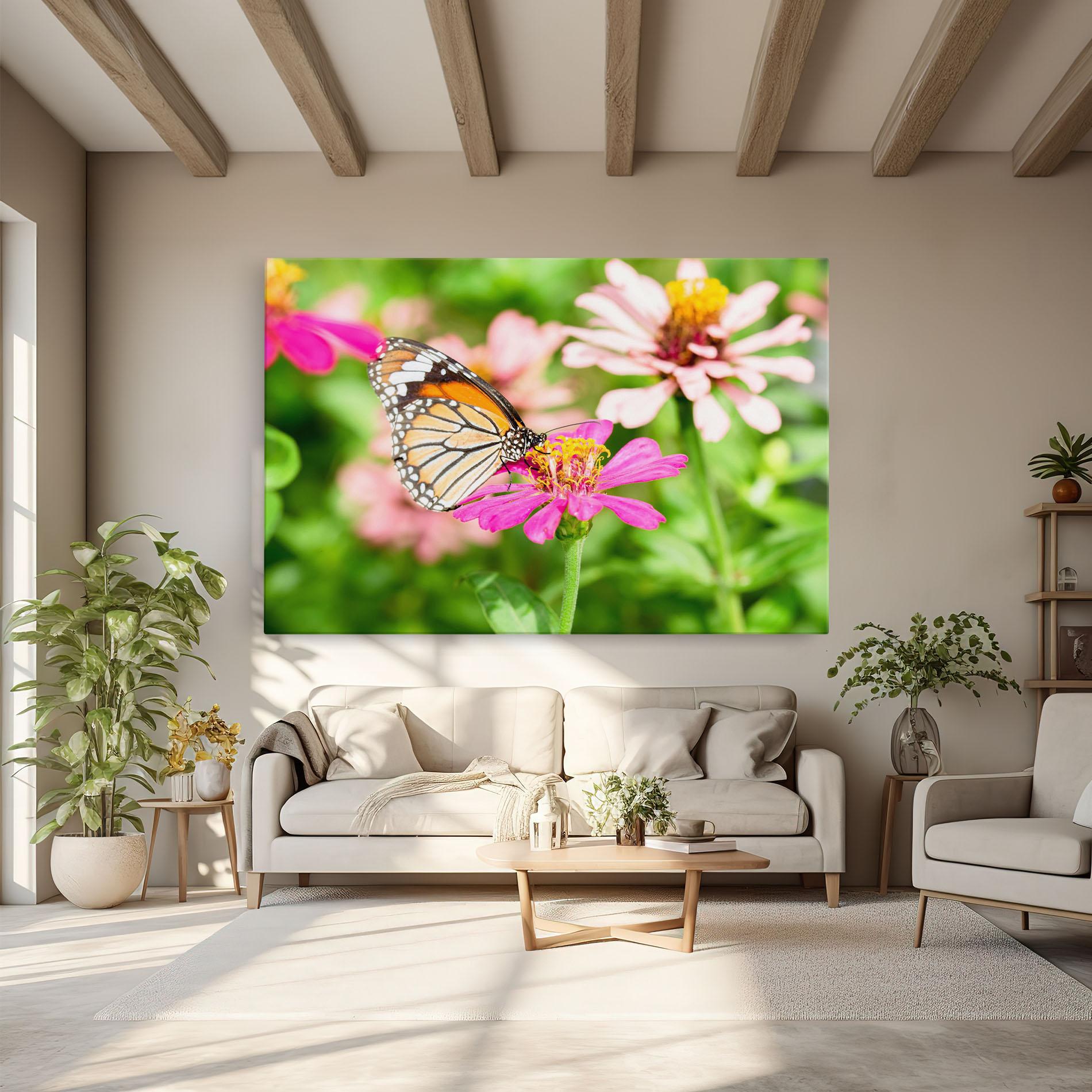 Tablou Canvas Daylight Butterfly mockup 6