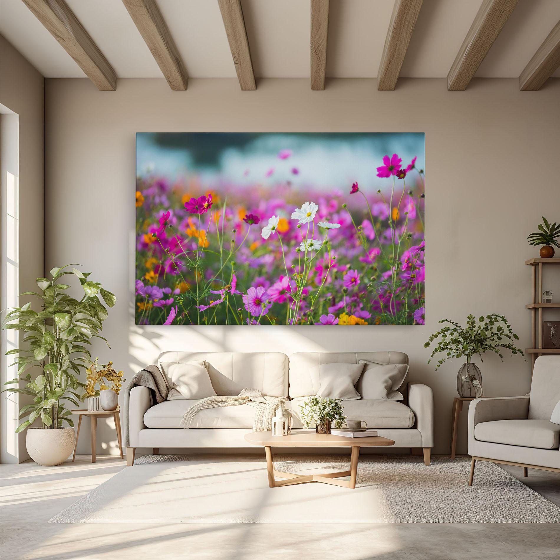 Tablou Canvas Flower Grassland mockup 6