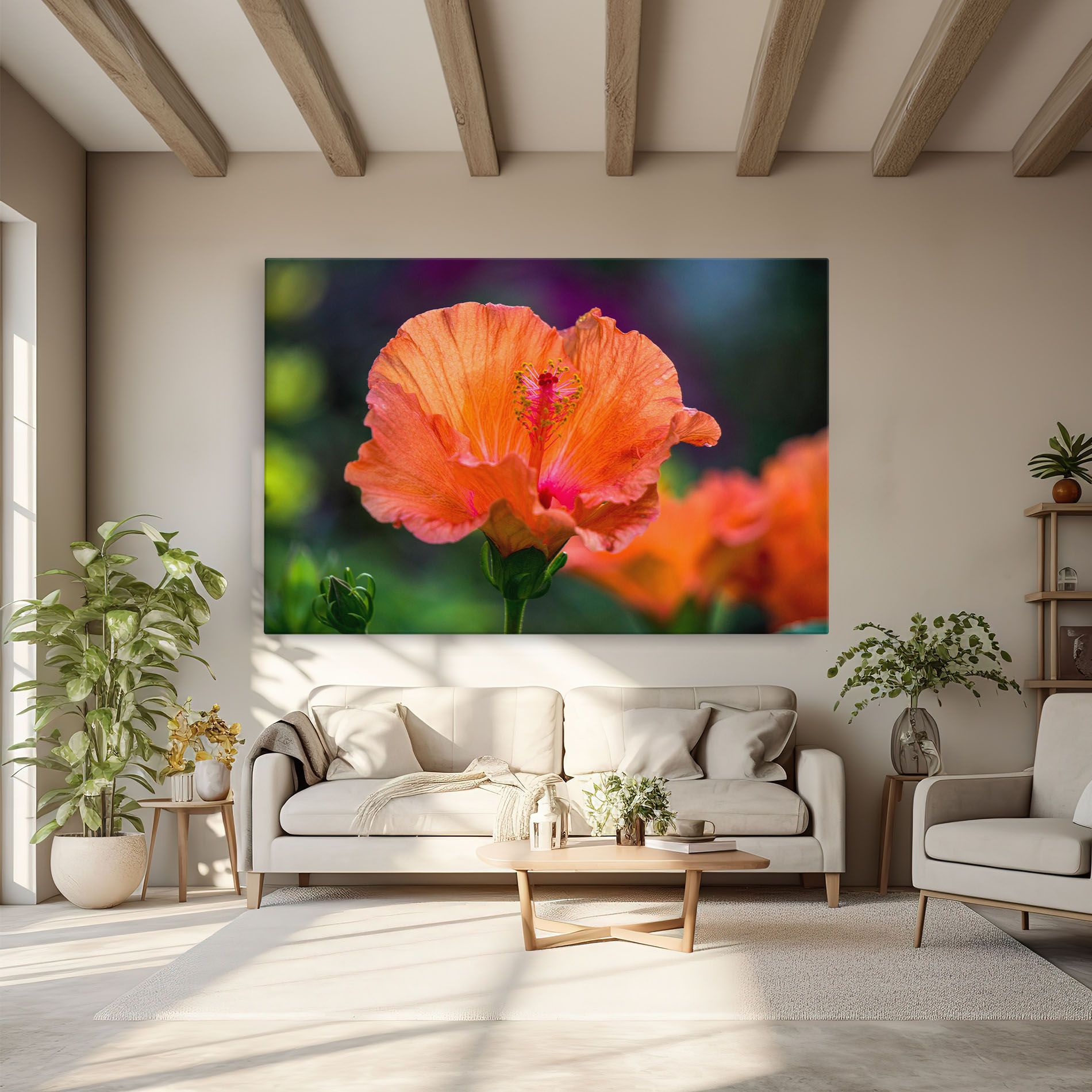 Orange Wild Flower mockup 6