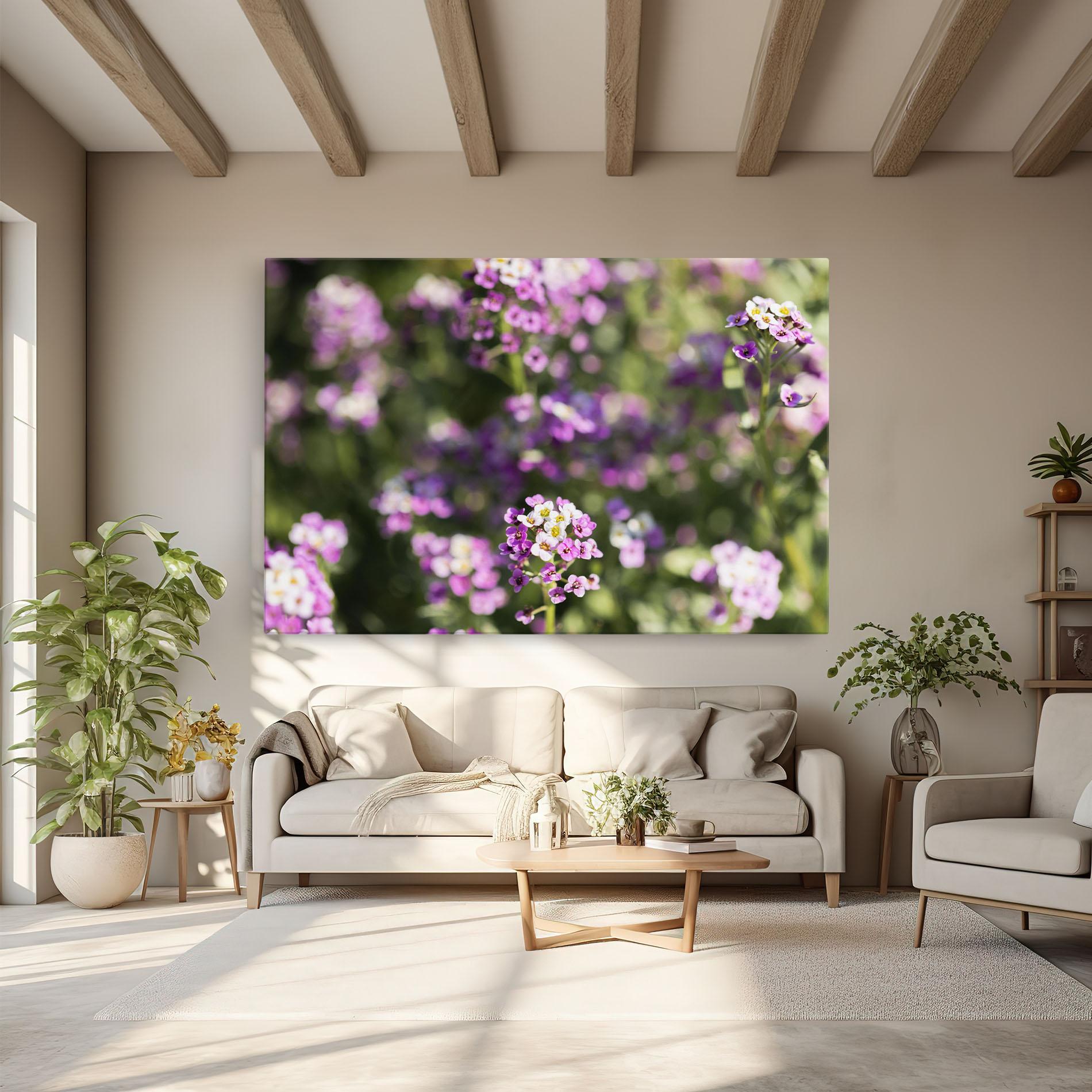 Tablou Canvas Wild Purple Field mockup 6