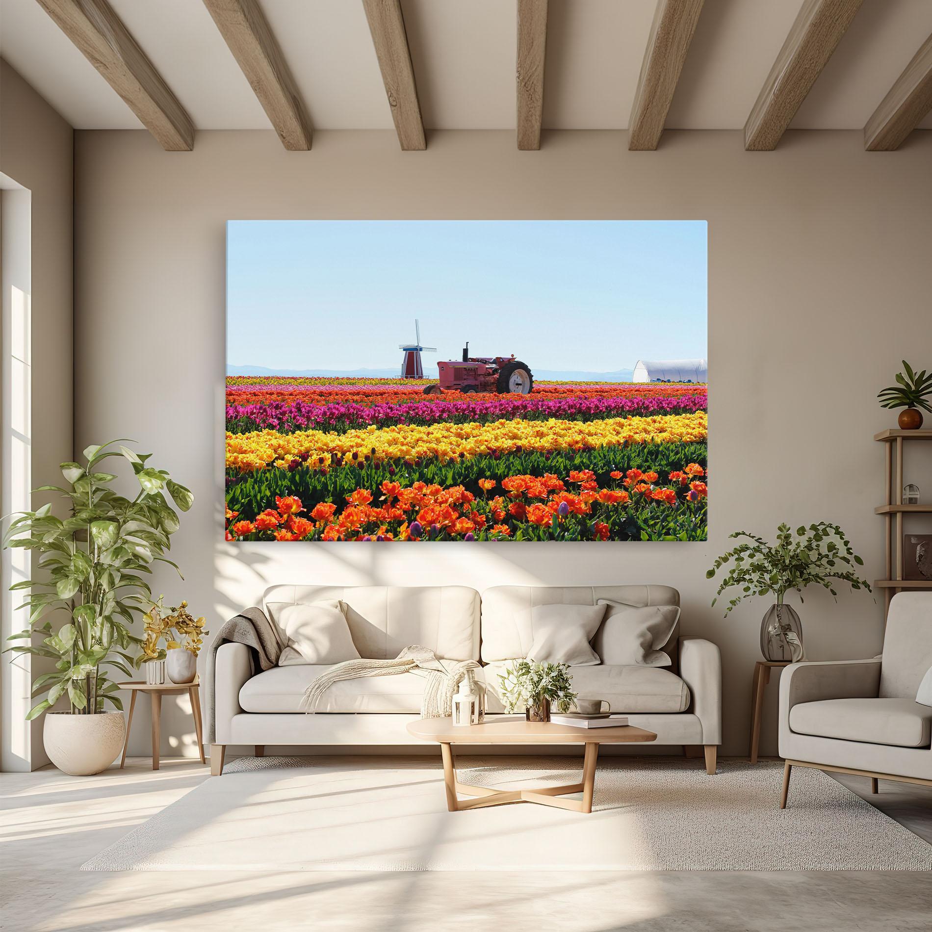 Tablou Canvas Working Wild Field mockup 6