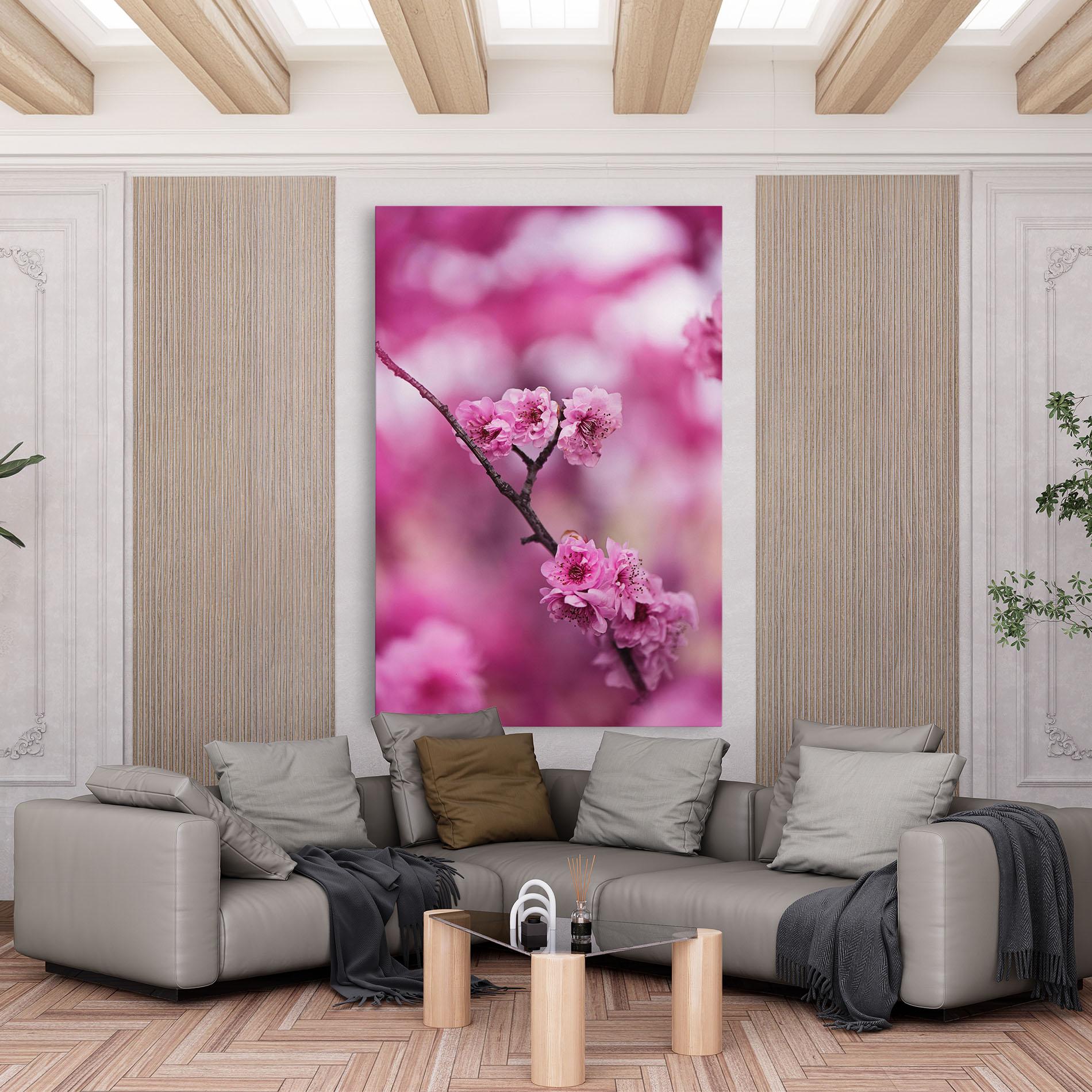 Tablou Canvas Pink Flower Tree mockup 6